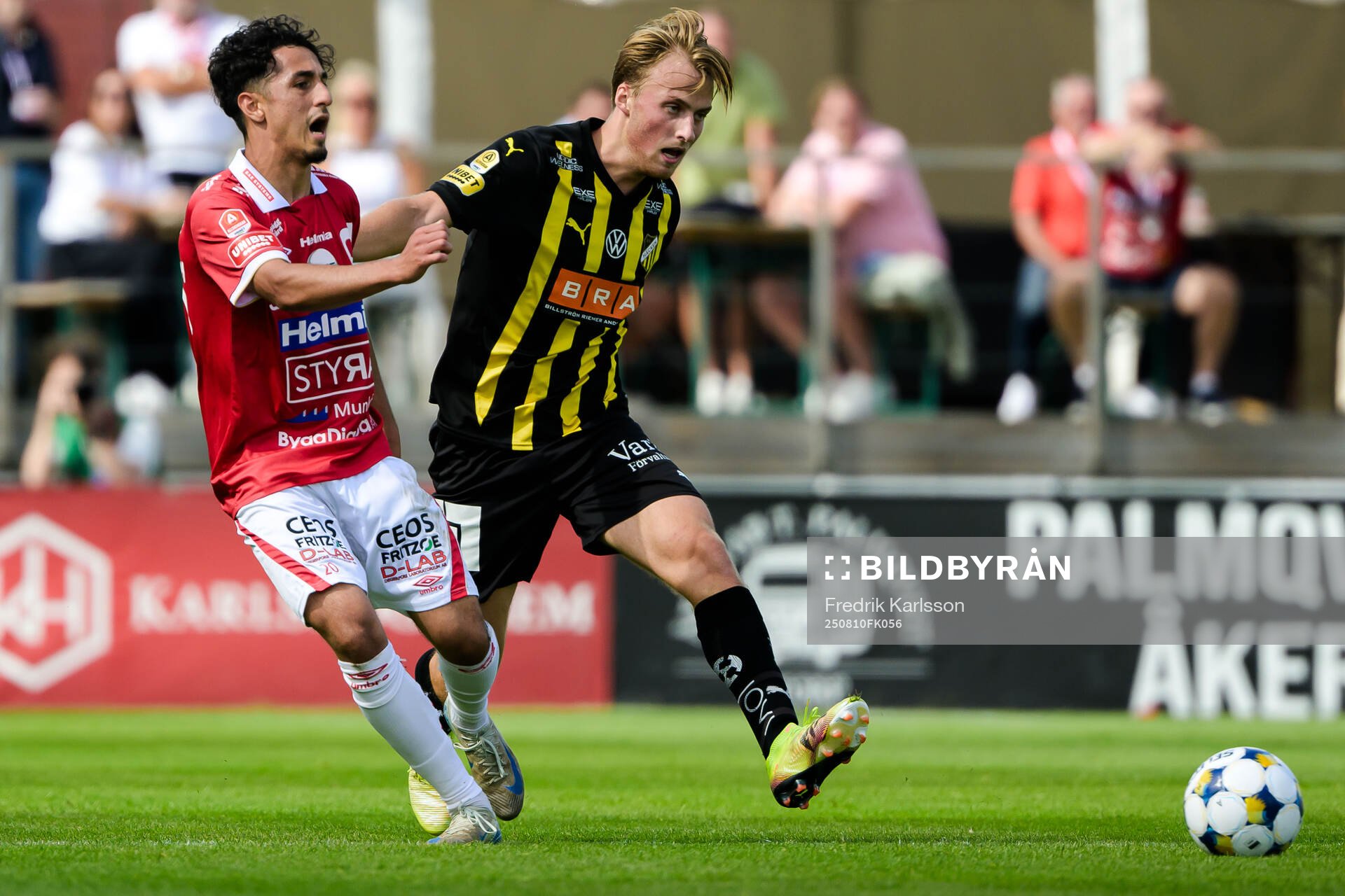 Degerfors Elias Barsoum och Häckens Sigge Jansson