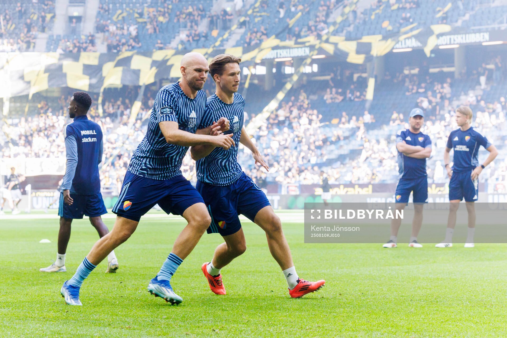 Djurgårdens Marcus Danielson och Miro Tenho