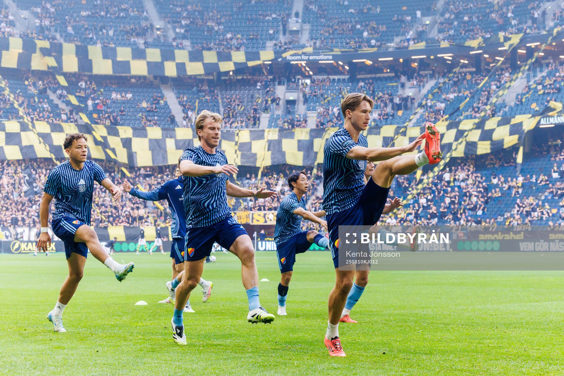 Djurgårdens Mikael Anderson, Rasmus Schuller  och Miro