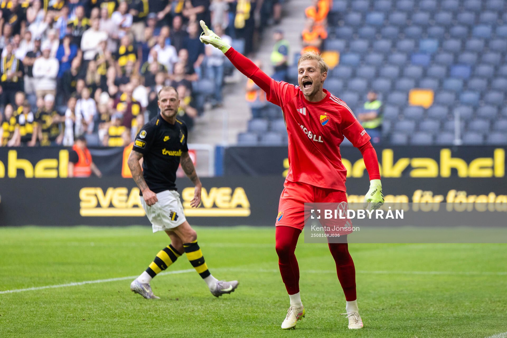 Djurgårdens målvakt Jacob Rinne
