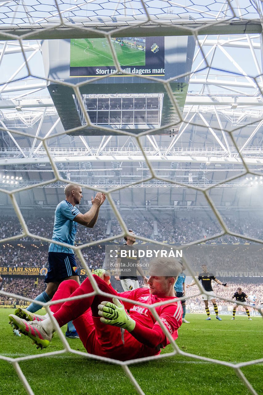 Djurgårdens målvakt Jacob Rinne