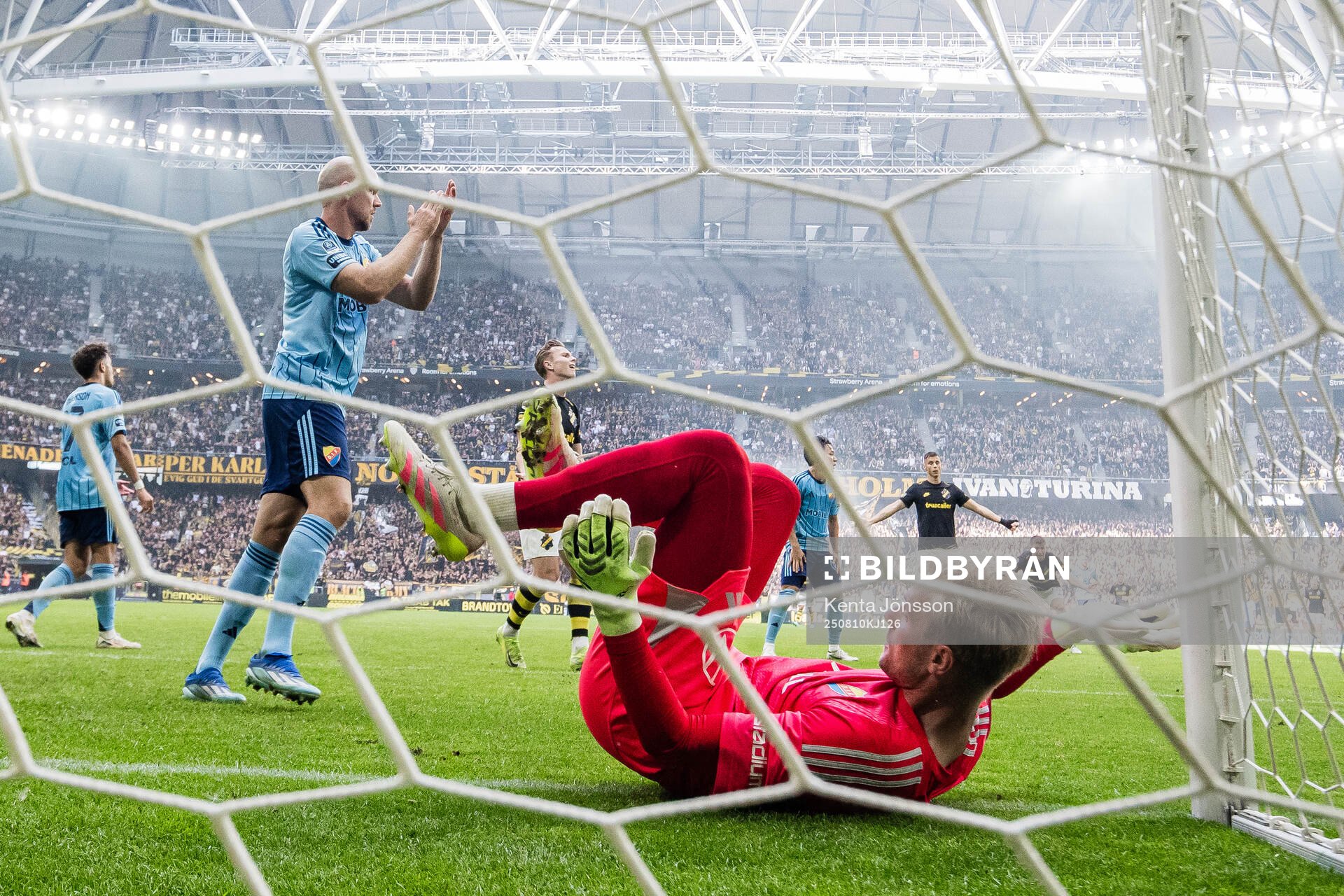 Djurgårdens målvakt Jacob Rinne