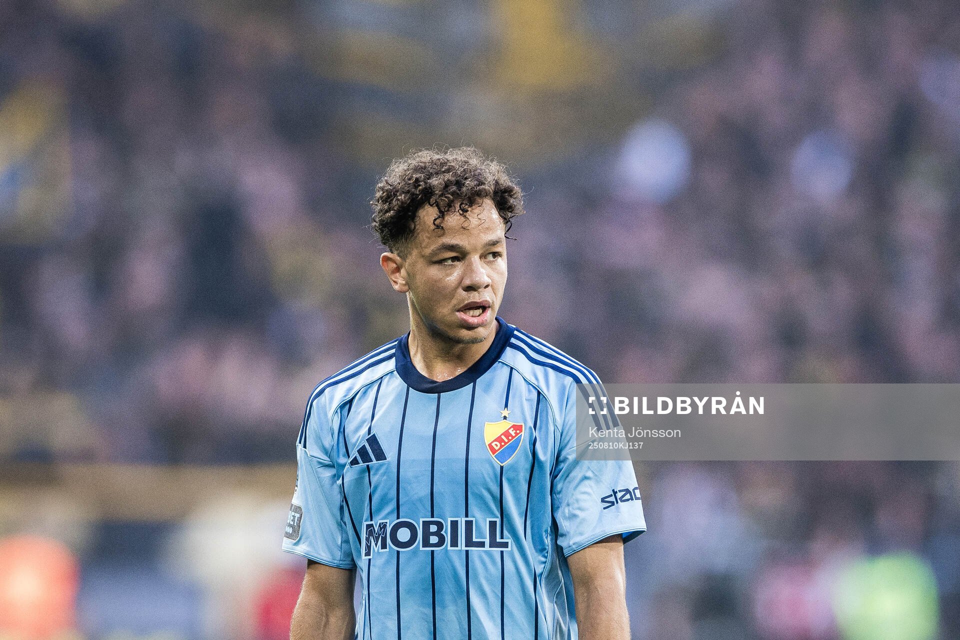 Djurgårdens Mikael Anderson  deppar