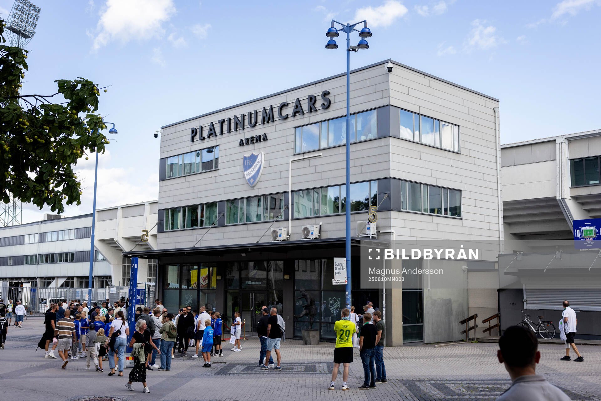 Exteriör vy av Platinumcars Arena