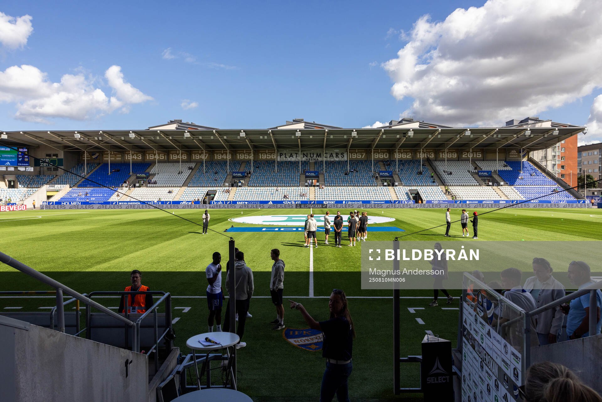 Interiör vy av Platinumcars Arena