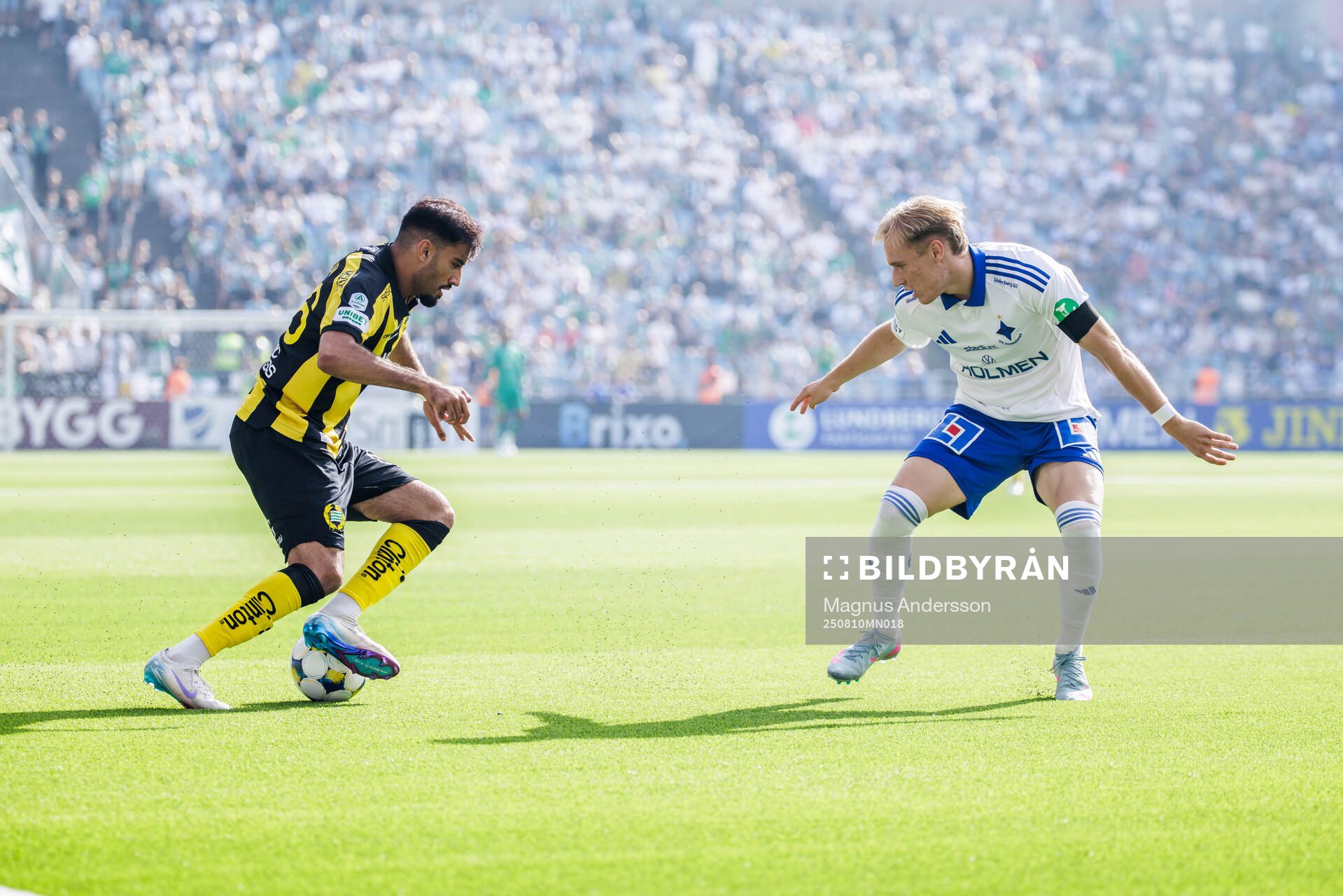 Hammarbys Montader Madjed och IFK Norrköpings Marcus