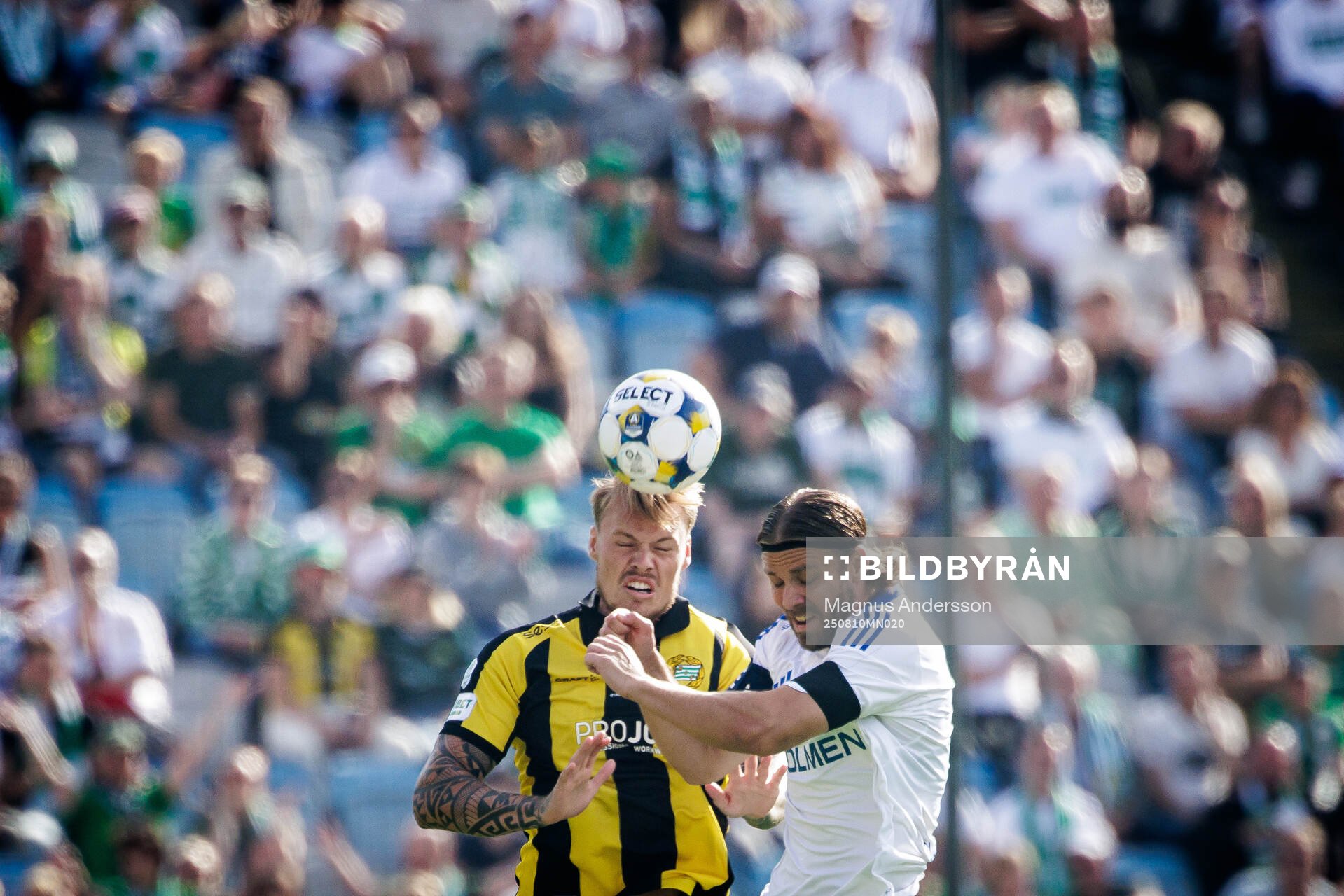 Hammarbys Victor Eriksson och IFK Norrköpings Christoffer