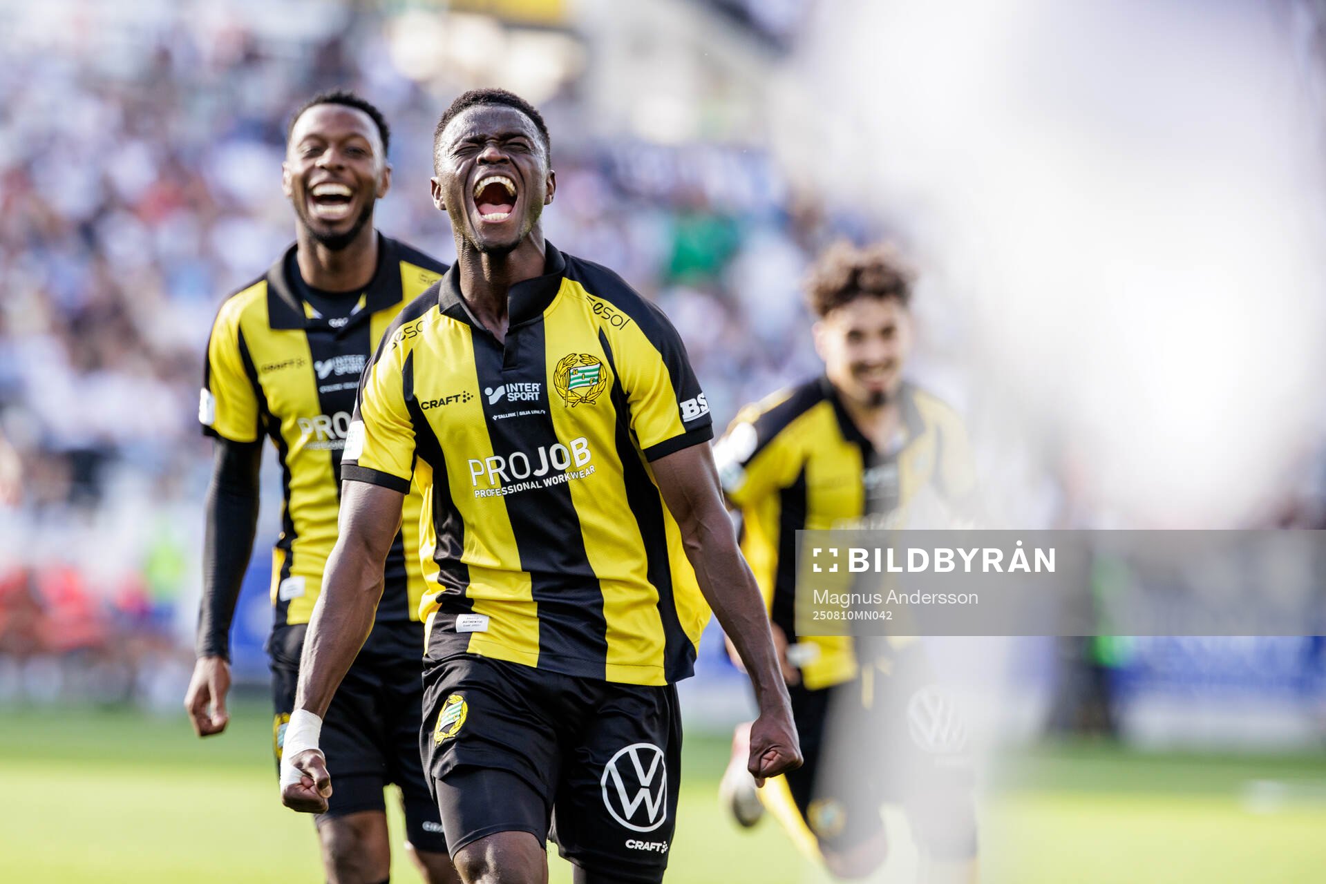Hammarbys Ibrahima Breze Fofana jublar