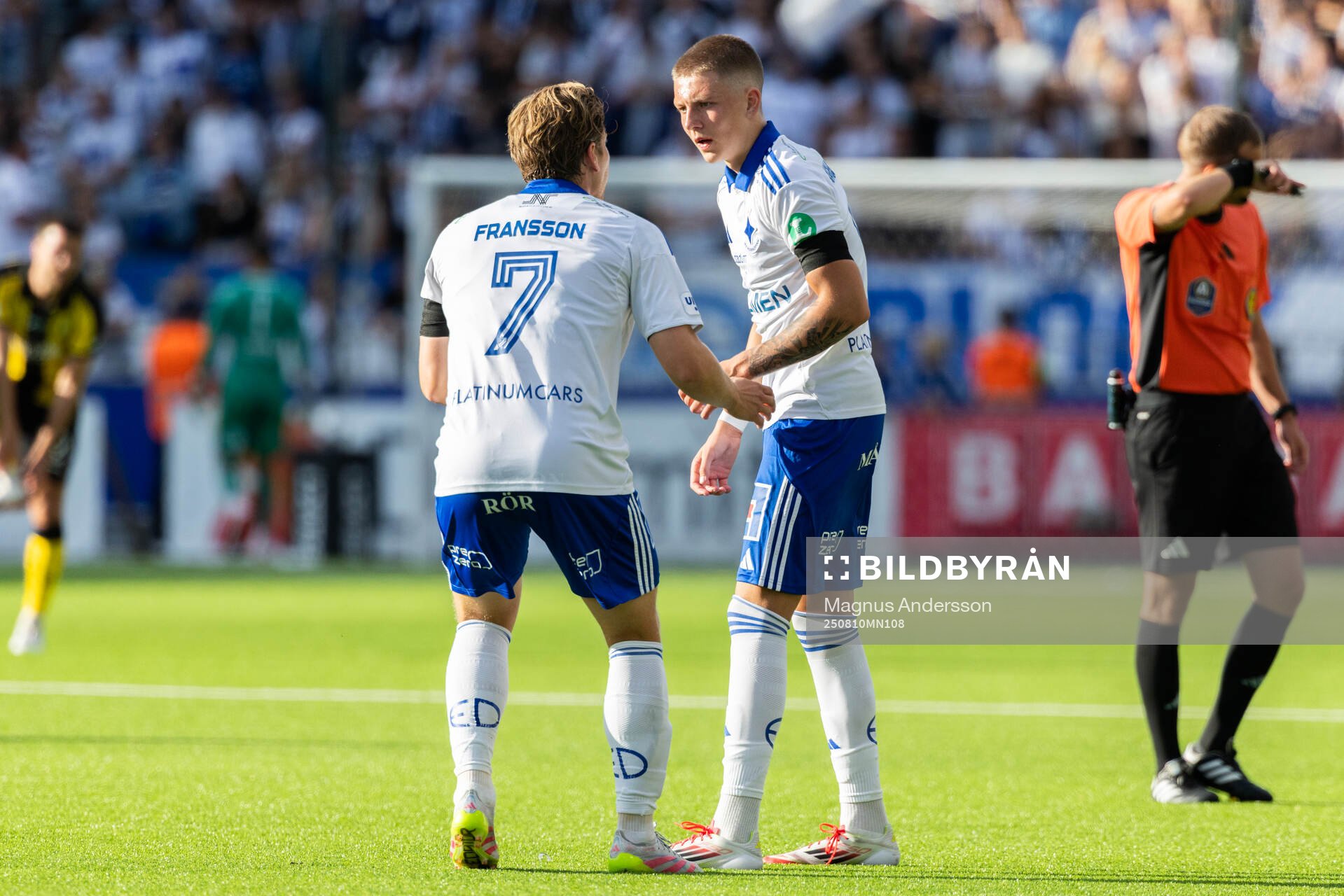 IFK Norrköpings Alexander Fransson och Jonatan Gudni