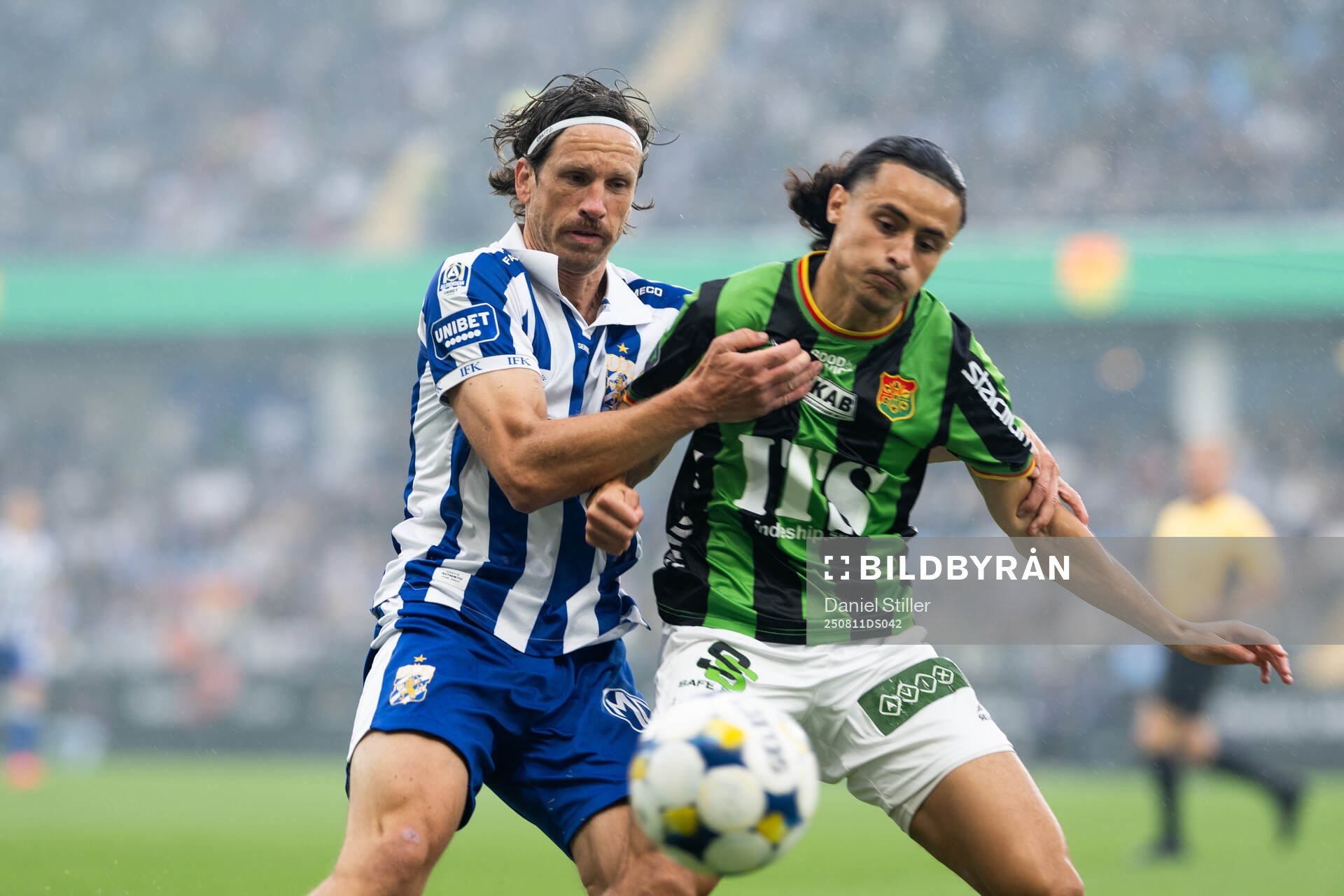 IFK Göteborgs Gustav Svensson och GAIS Amin Boudri