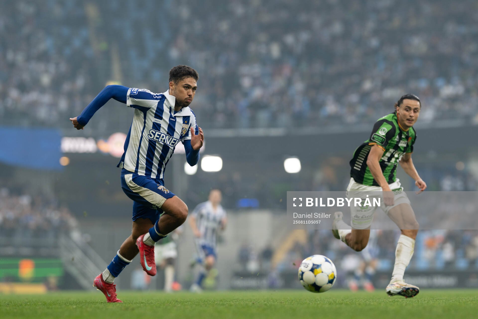 IFK Göteborgs Thomas Santos och GAIS Amin Boudri