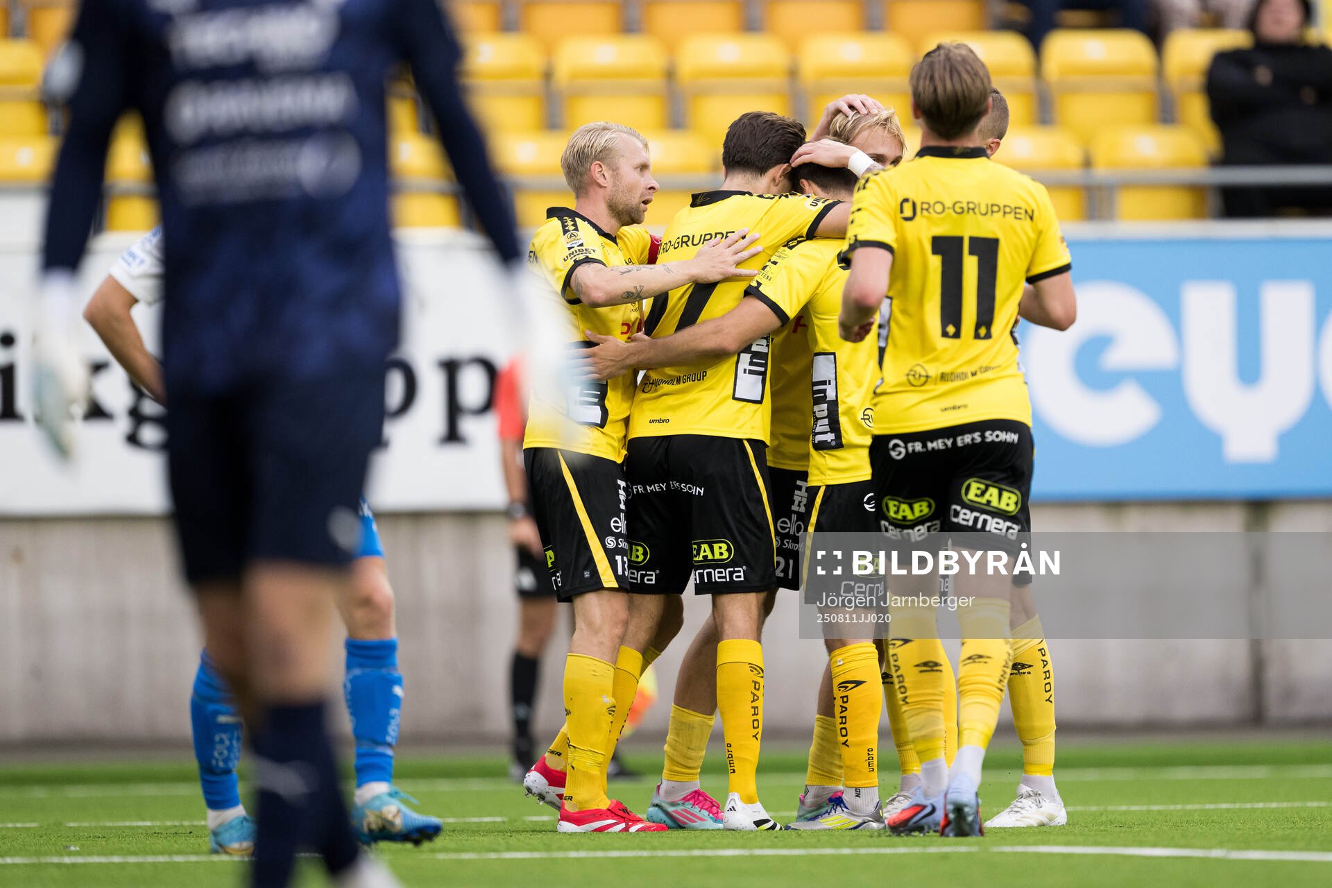 Elfsborgs Leo Östman jublar