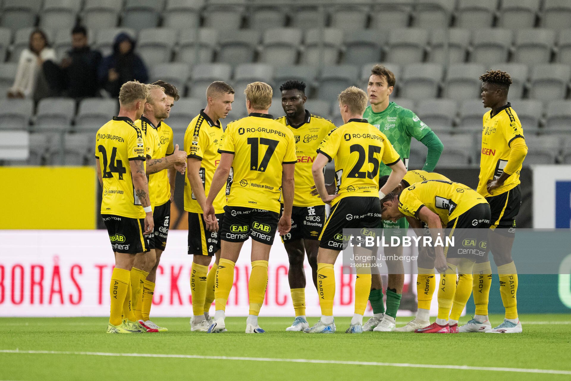 Elfsborgs spelare deppar