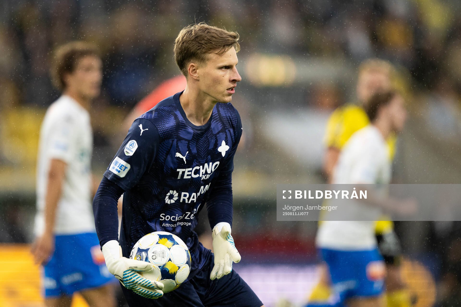 Värnamos målvakt Hugo Keto
