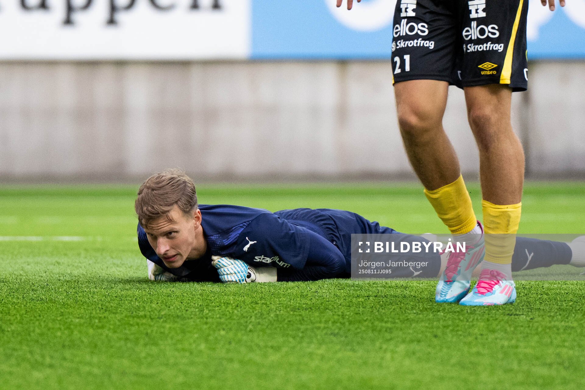 Värnamos målvakt Hugo Keto
