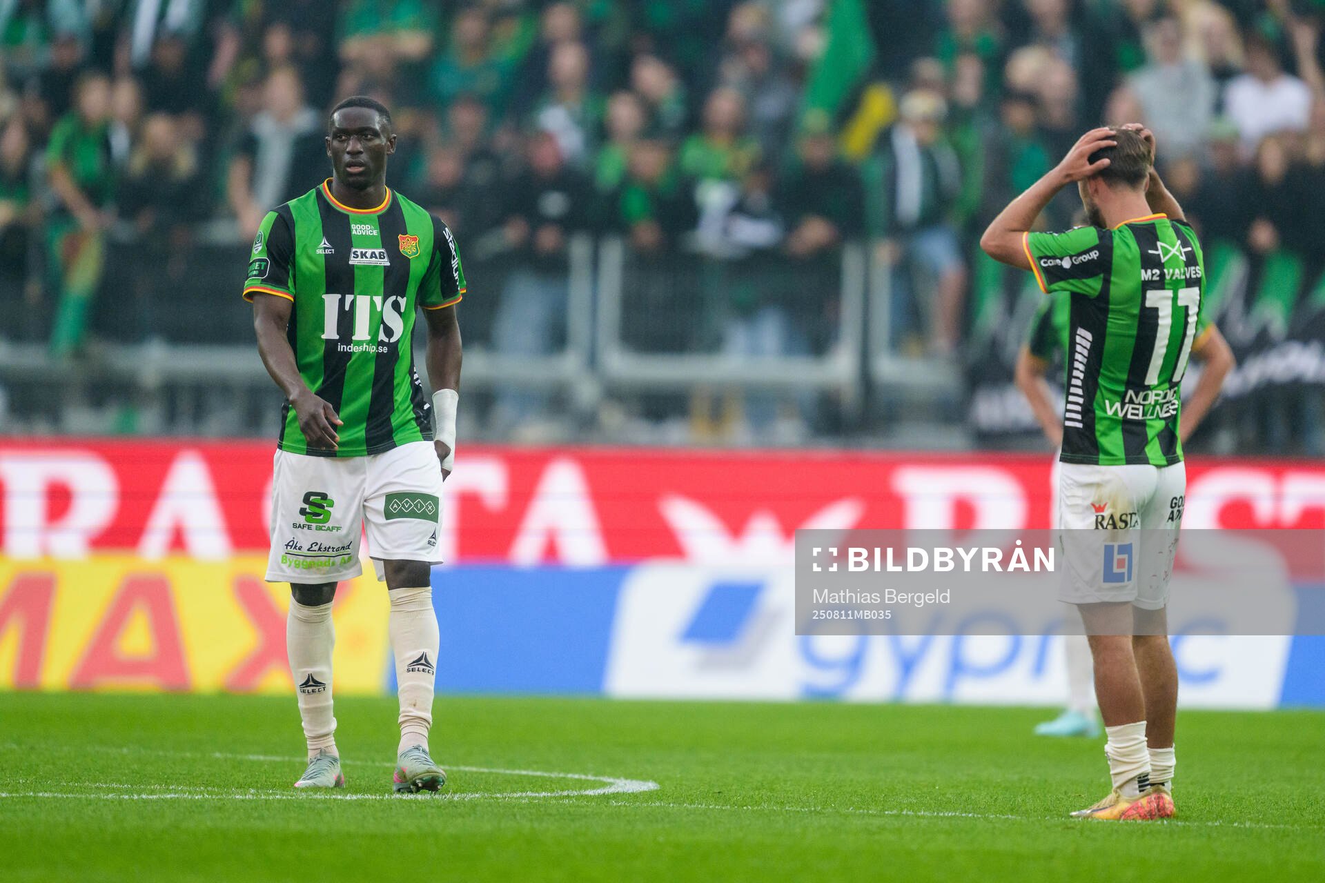GAISs Ibrahim Diabate och Edvin Becirovic deppar