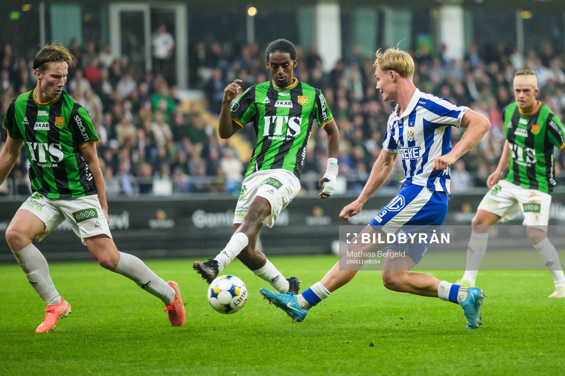 GAISs Harun Ibrahim och IFK Göteborgs Max Fenger