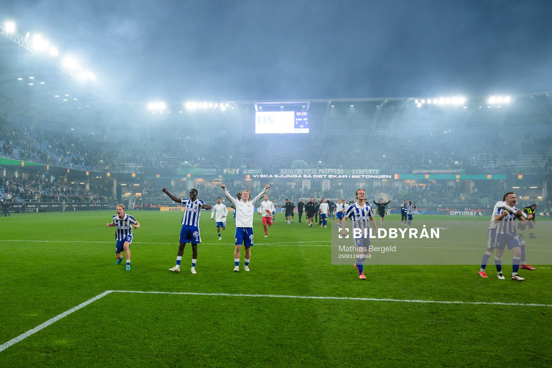 IFK Göteborgs Tobias Heintz, Max Fenger, Imam Jagne, Noah