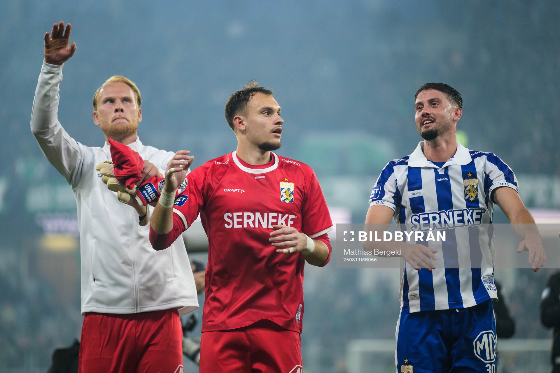 IFK Göteborgs Pontus Dahlberg, Elis Bishesari och Ramon