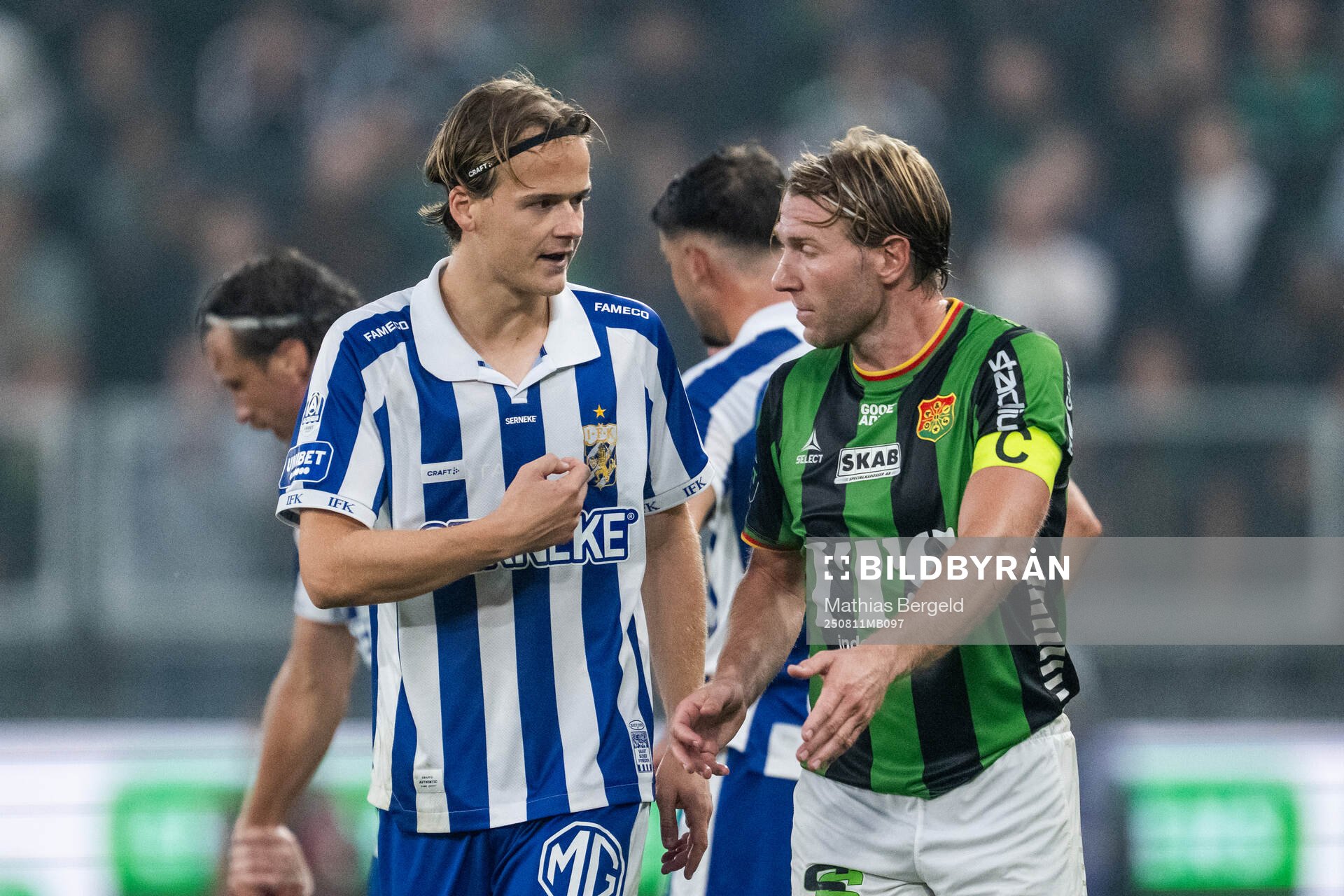 IFK Göteborgs August Erlingmark och GAIS August Wängberg
