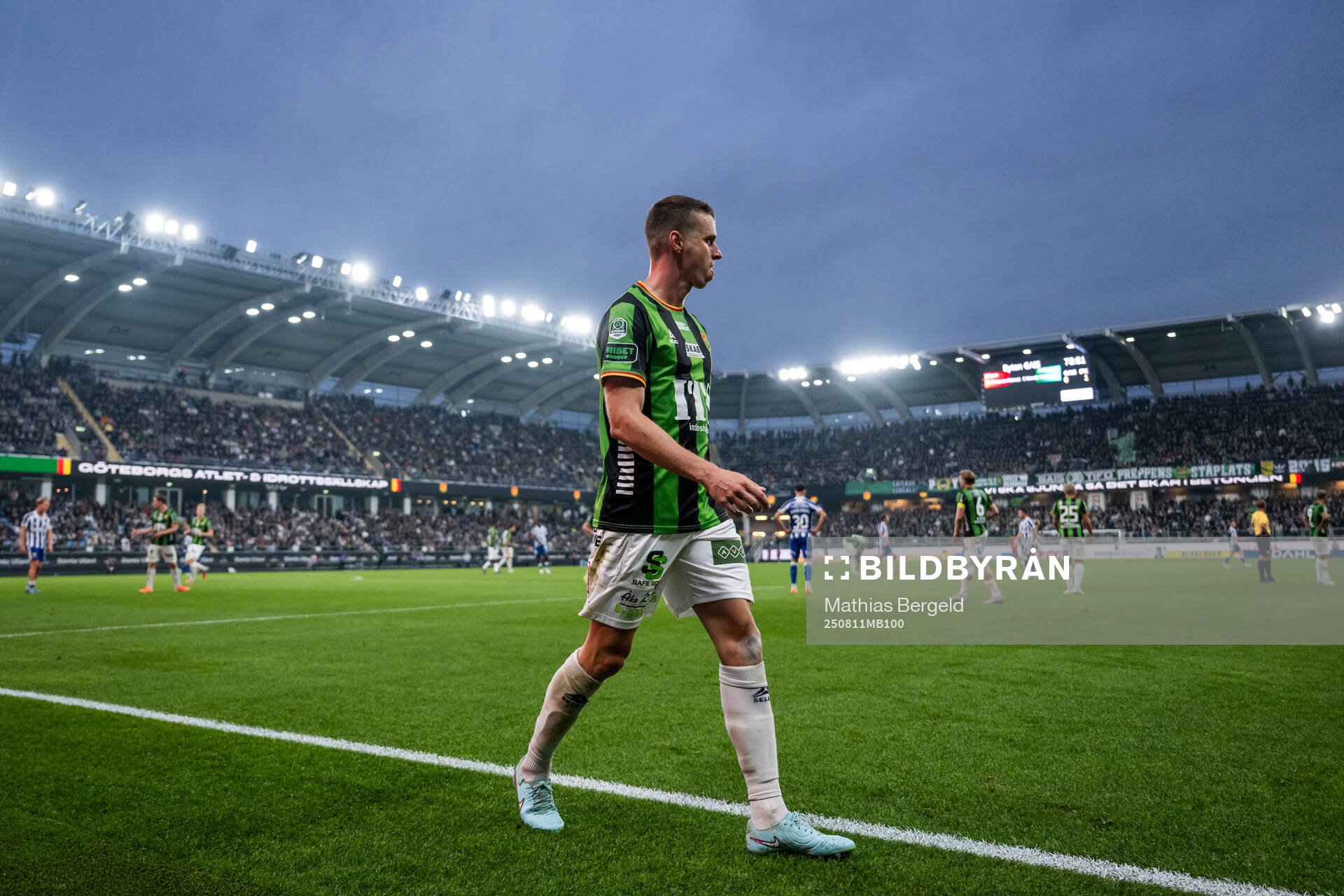 GAIS Oskar Ågren blir utbytt