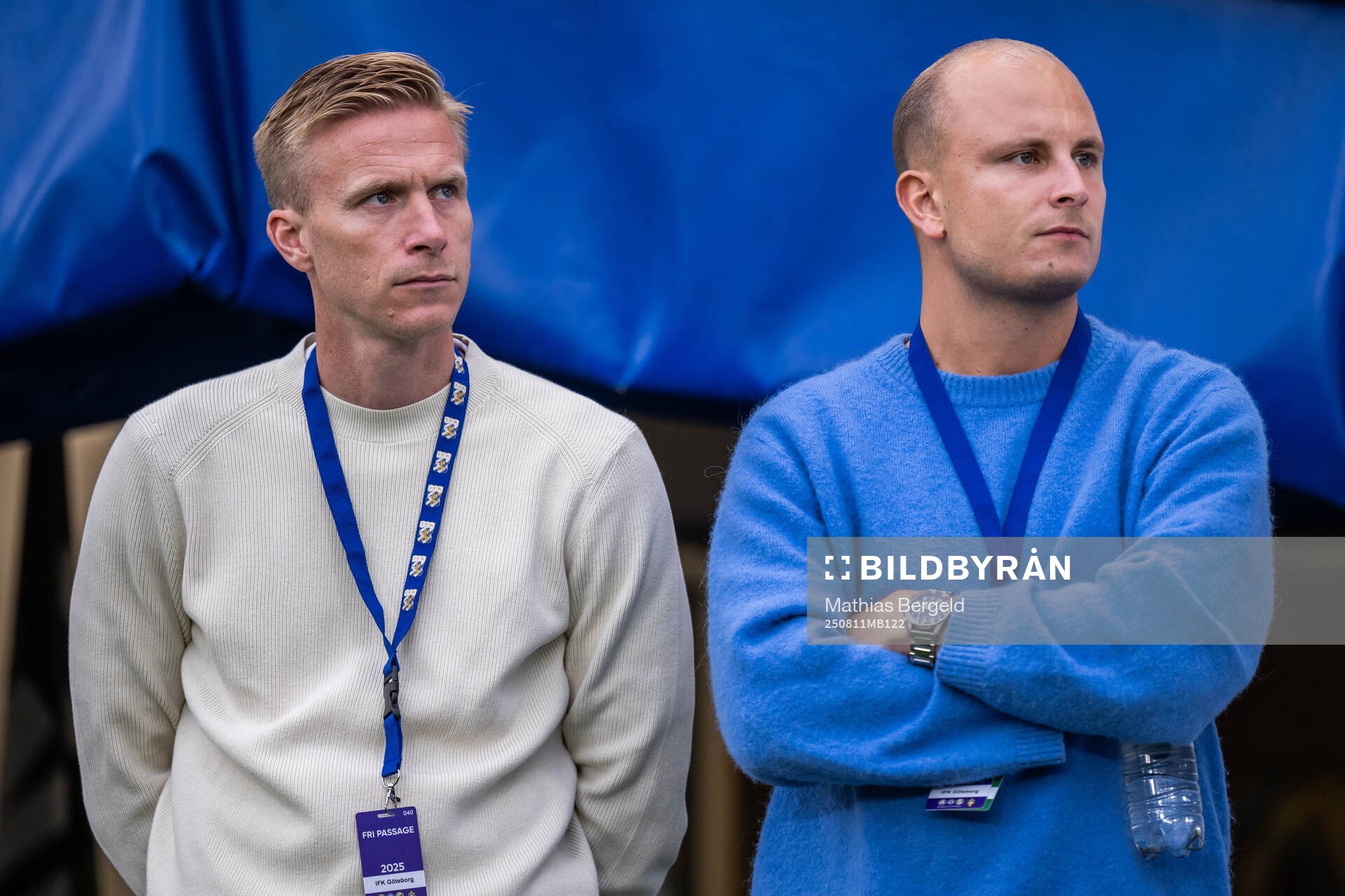 IFK Göteborgs assisterande sportchef Oscar Wendt och scout
