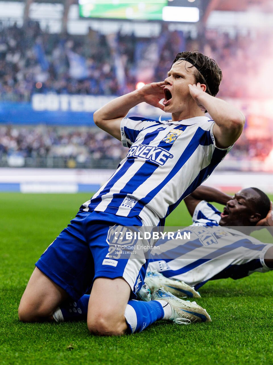 IFK Göteborgs Kolbeinn Thordarson jublar