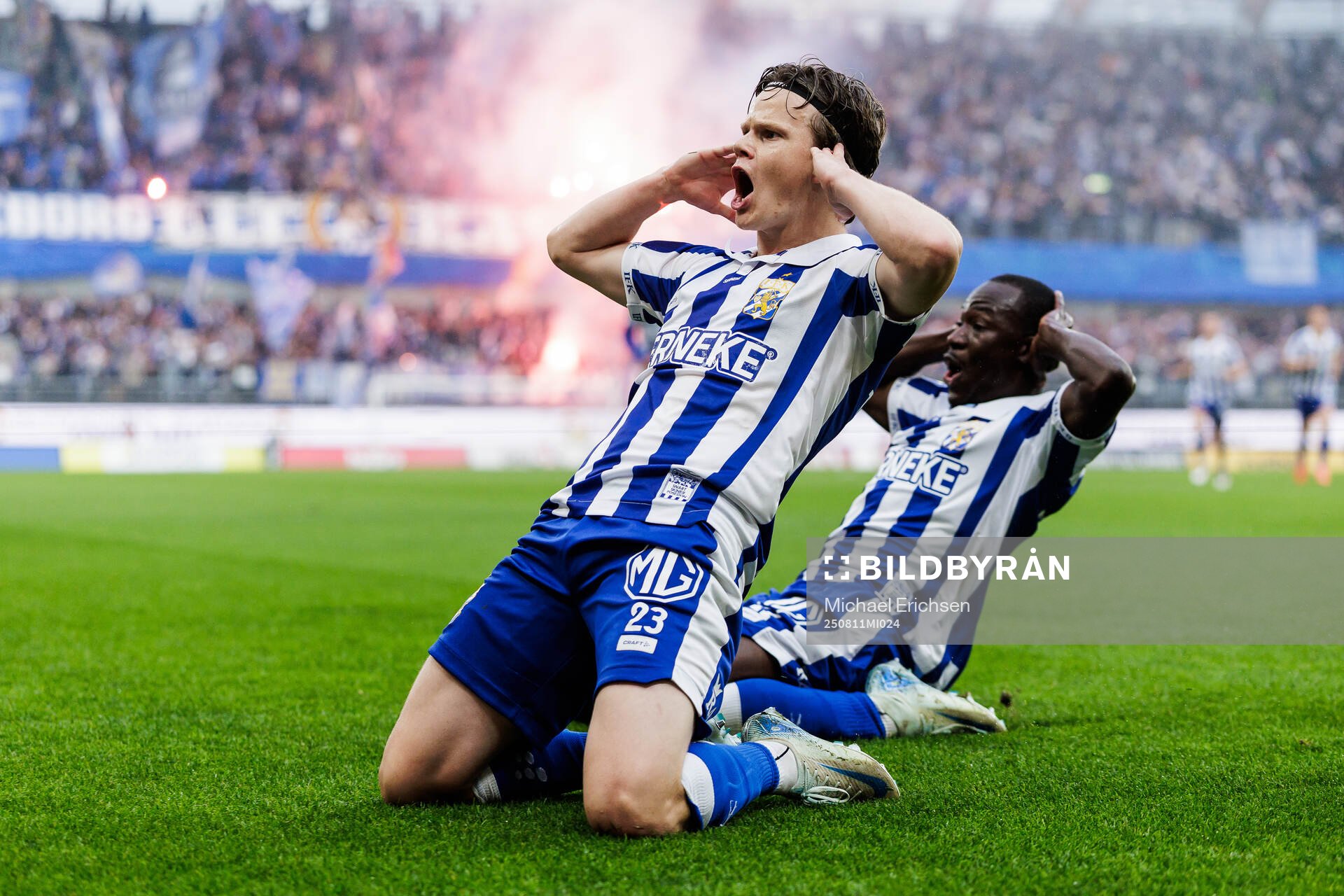 IFK Göteborgs Kolbeinn Thordarson jublar