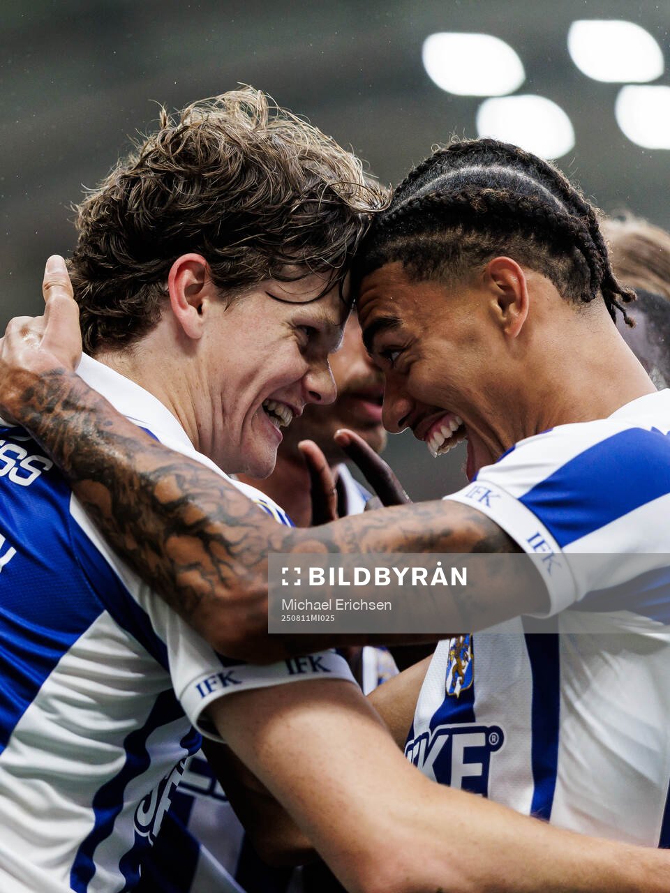 IFK Göteborgs Kolbeinn Thordarson och Sebastian Clemmensen