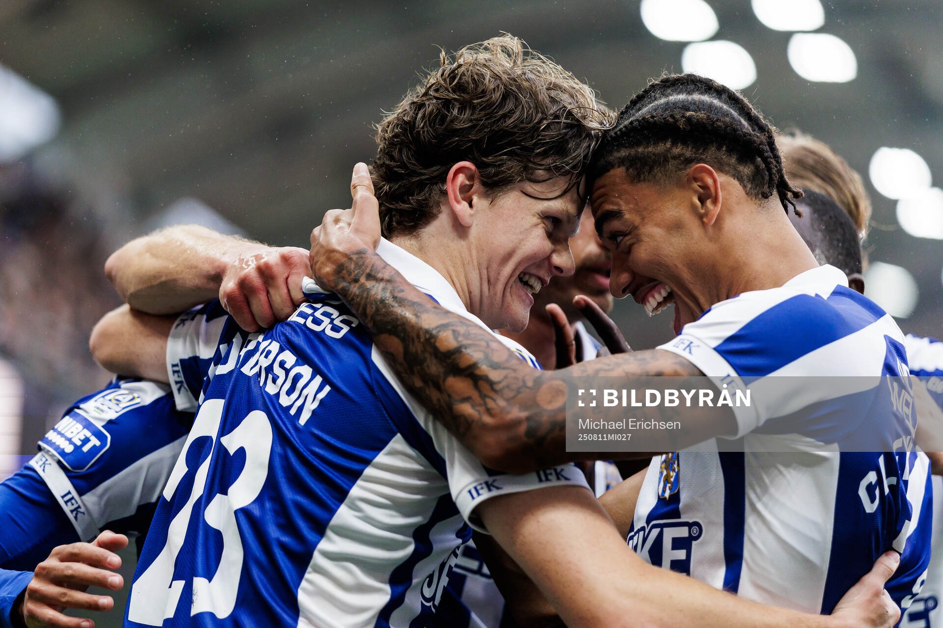IFK Göteborgs Kolbeinn Thordarson och Sebastian Clemmensen