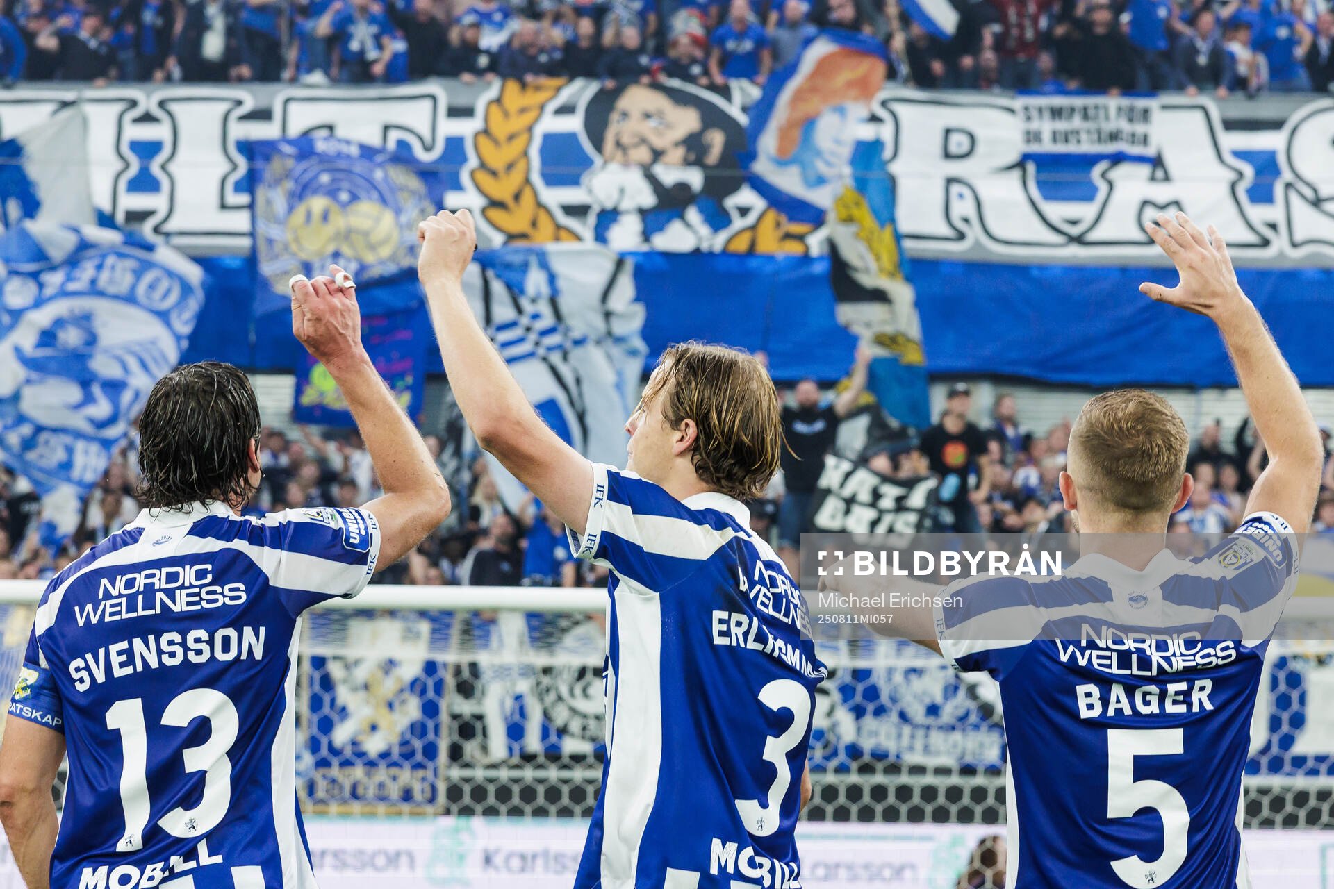 IFK Göteborgs spelare jublar