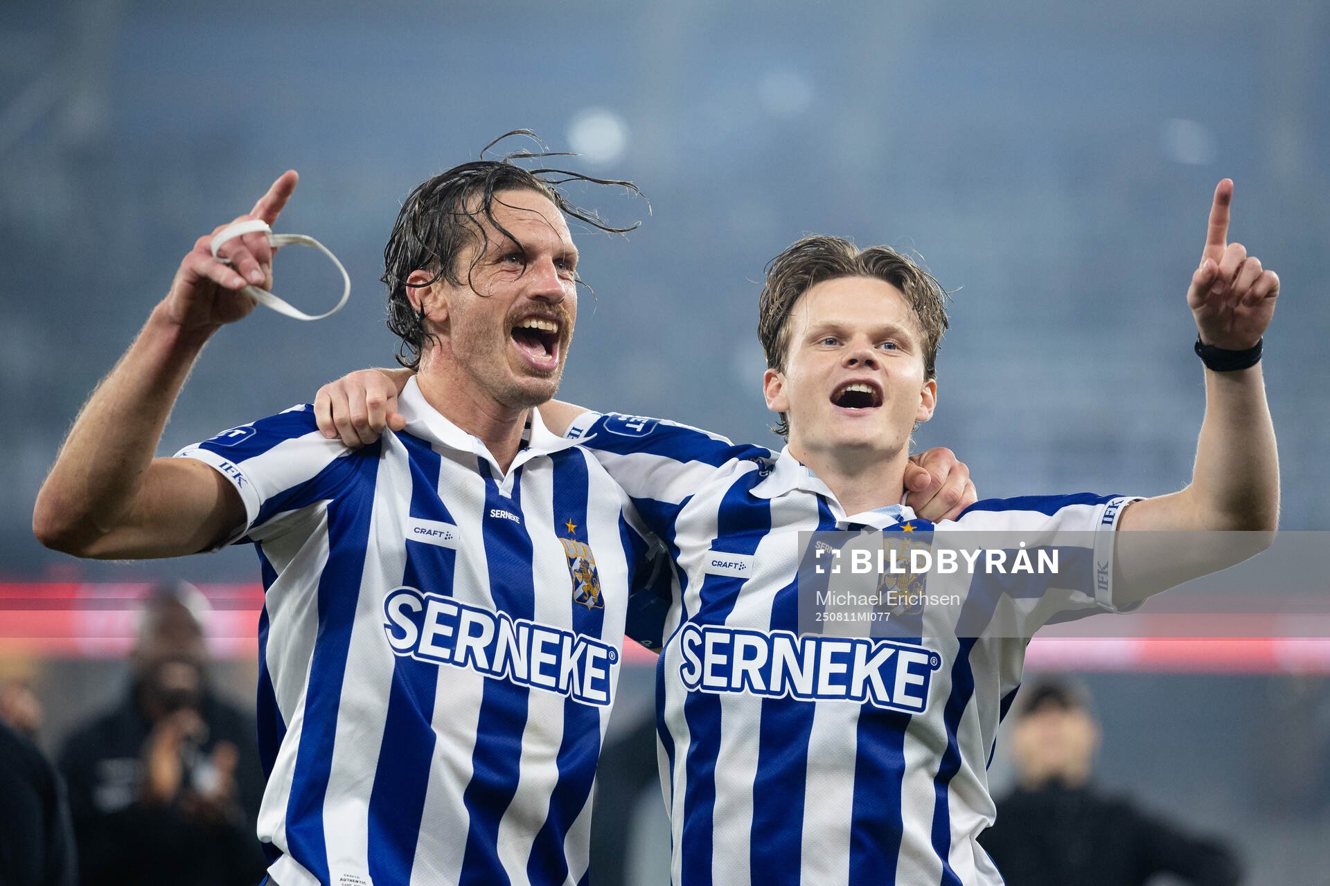 IFK Göteborgs Gustav Svensson och Kolbeinn Thordarson