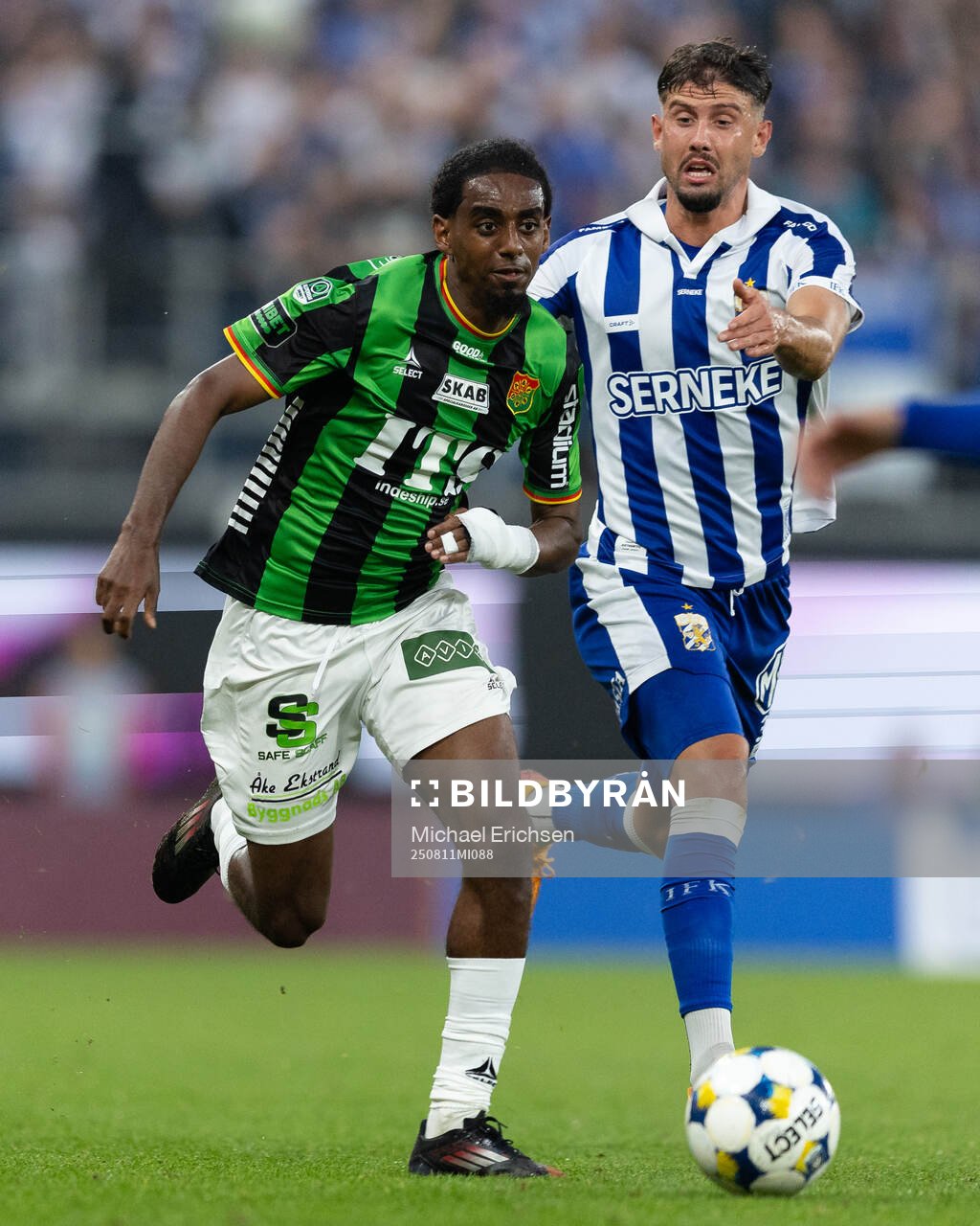 GAIS Harun Ibrahim och IFK Göteborgs Ramon Pascal Lundqvist