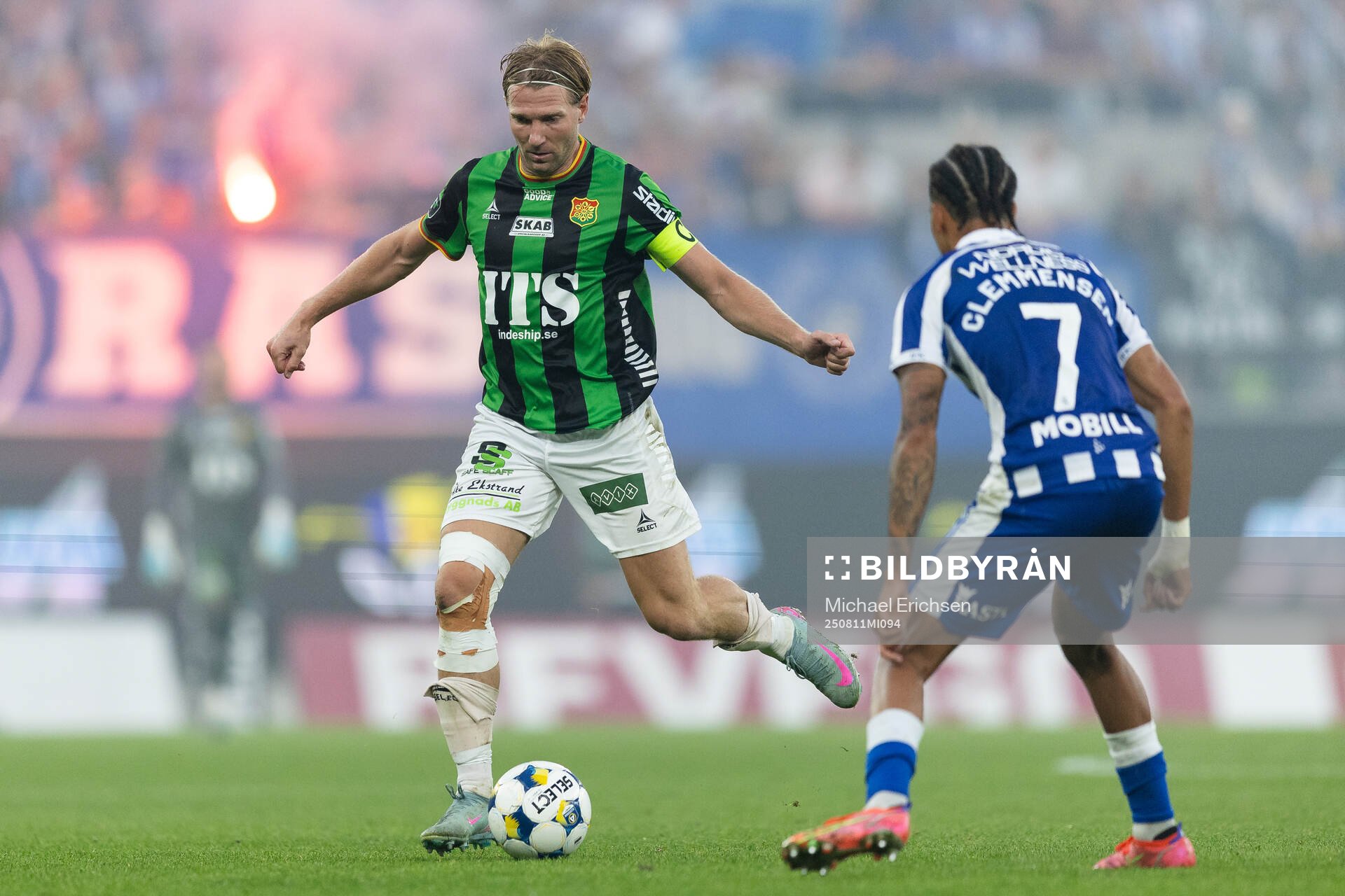GAIS August Wängberg och IFK Göteborgs Sebastian