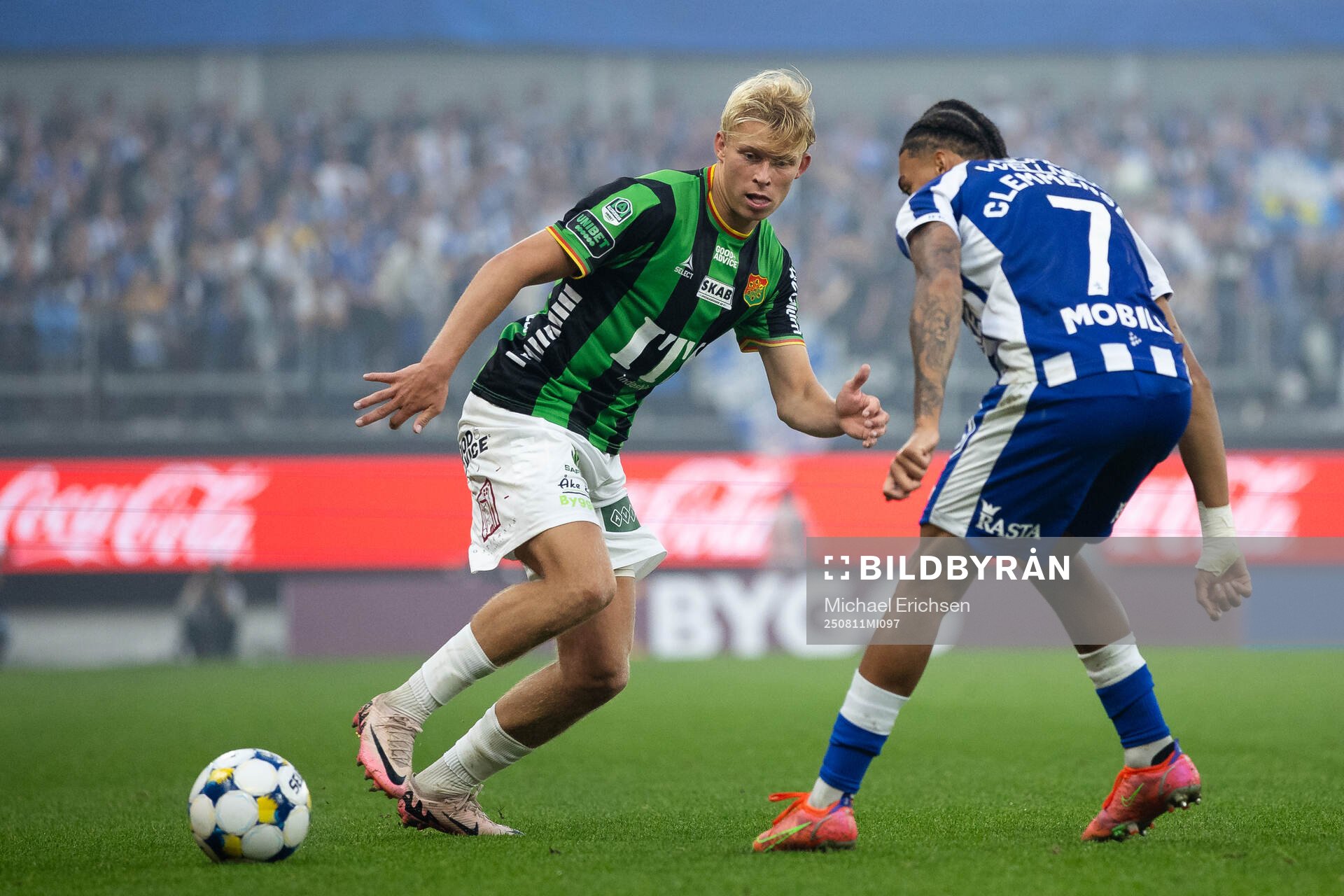 GAIS Rasmus Niklasson Petrovic och IFK Göteborgs Sebastian