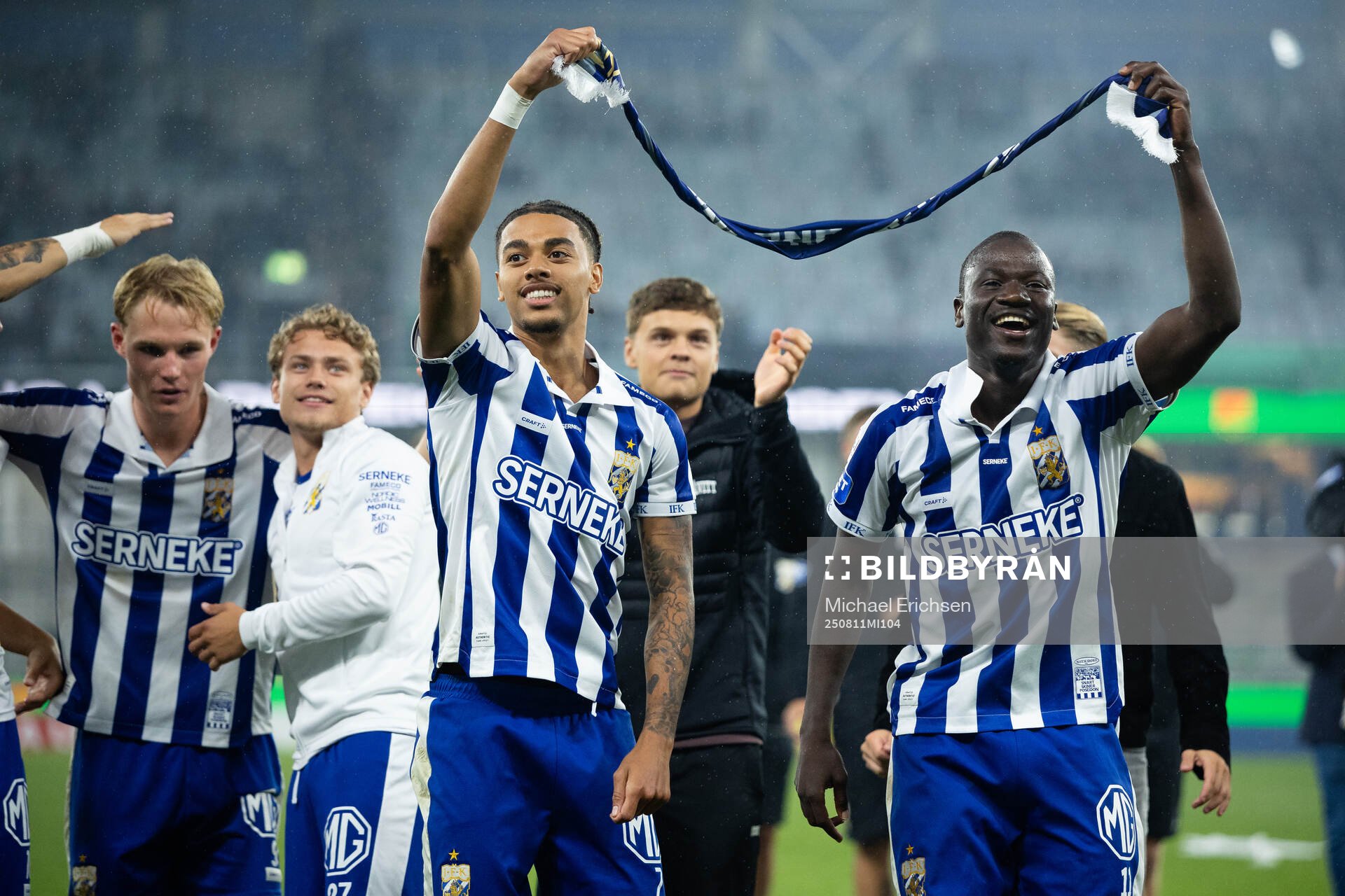 IFK Göteborgs Sebastian Clemmensen och Saidou Alioum