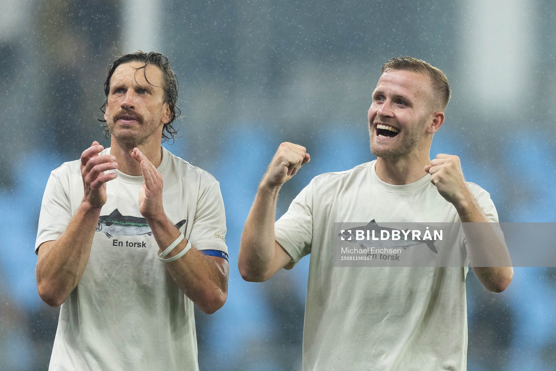 IFK Göteborgs Gustav Svensson och Jonas Bager jublar
