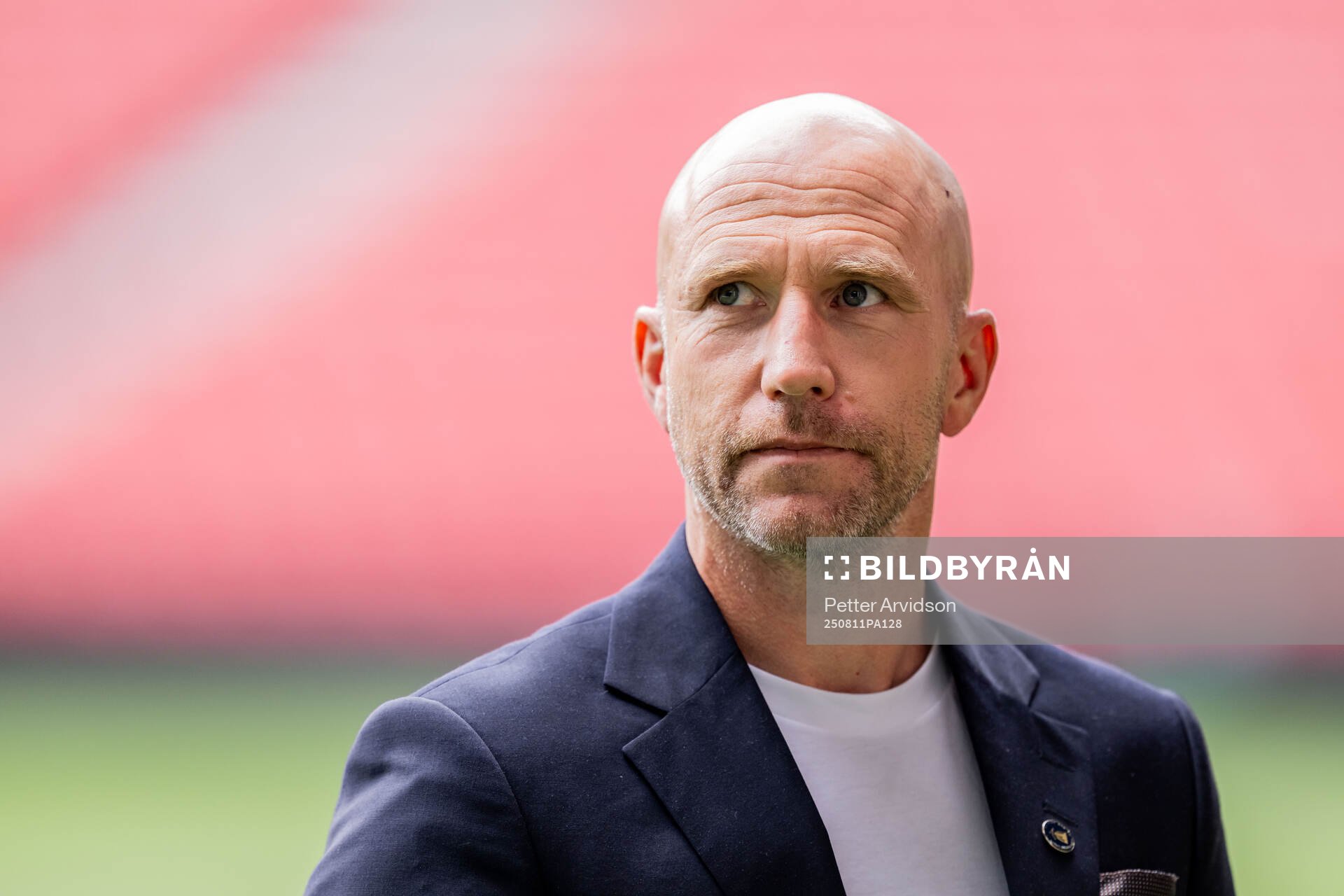 Head coach Henrik Rydström of Malmö FF at a stadium