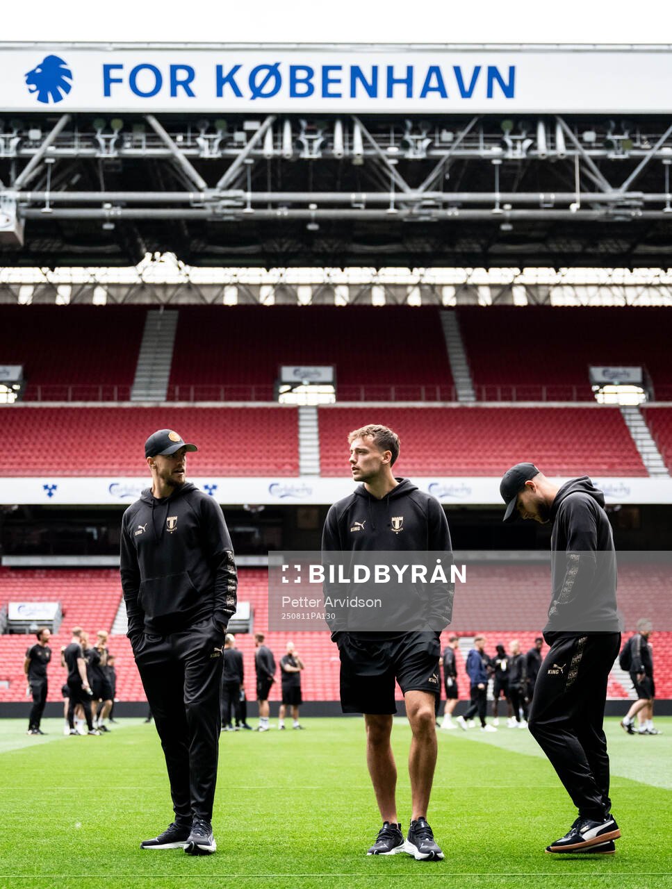 Goalkeeper Ricardo Friedrich, Colin Rösler and Gabriel