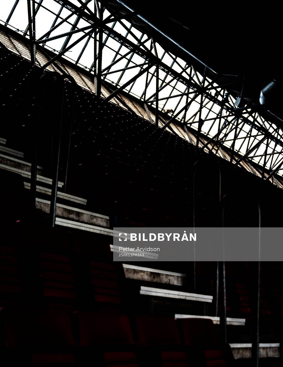 Interior view of Parken Stadium