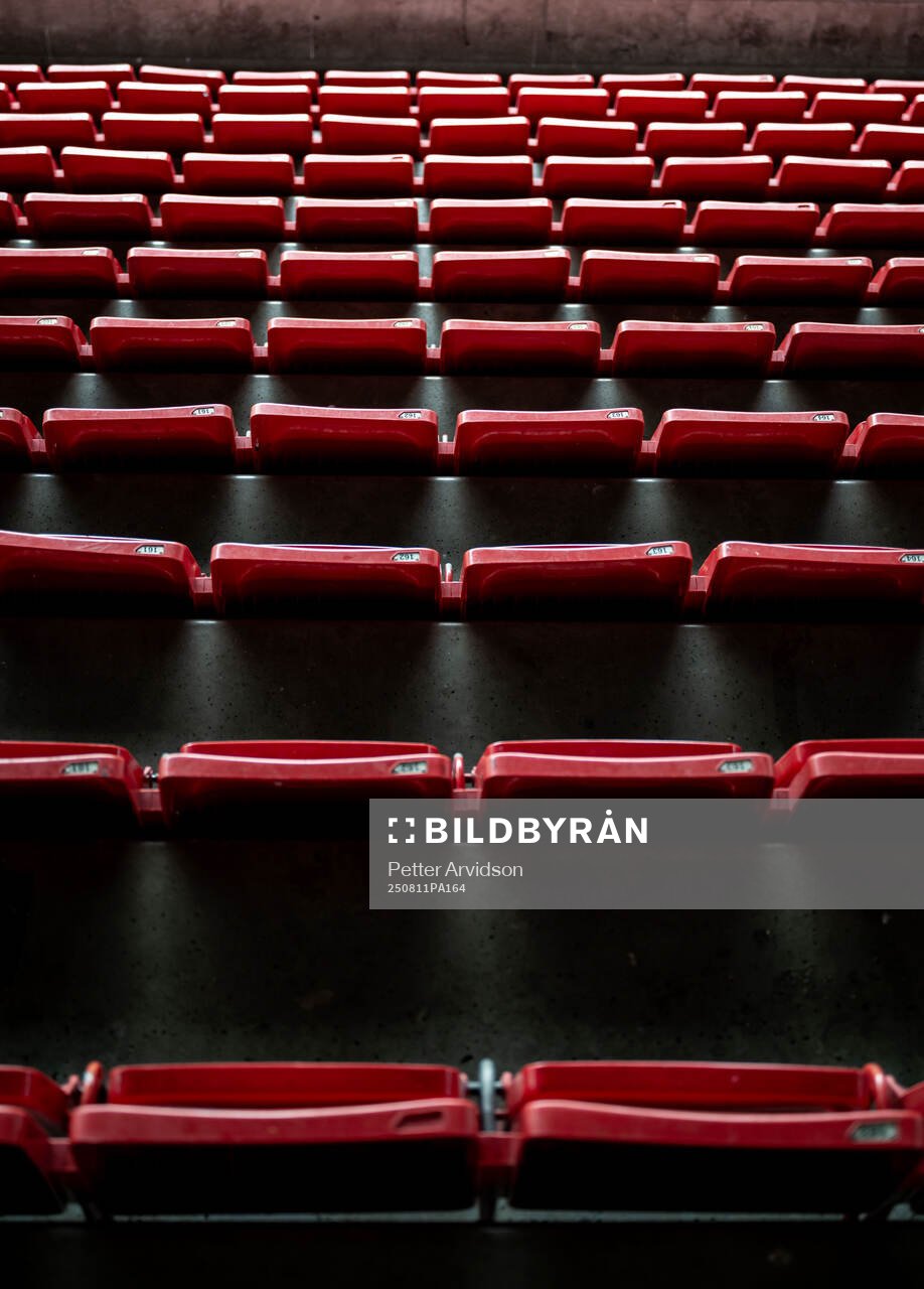 Interior view of Parken Stadium