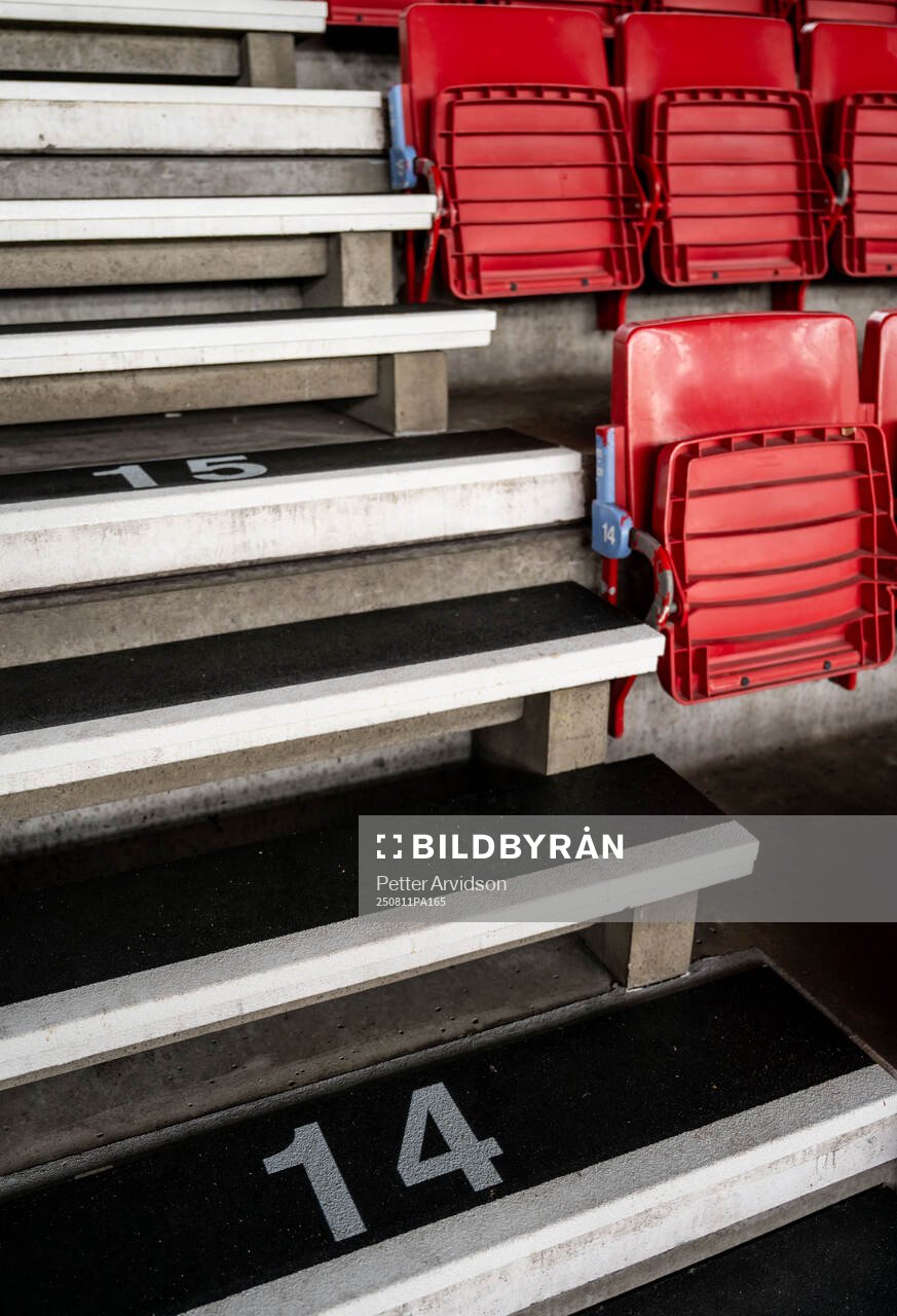 Interior view of Parken Stadium
