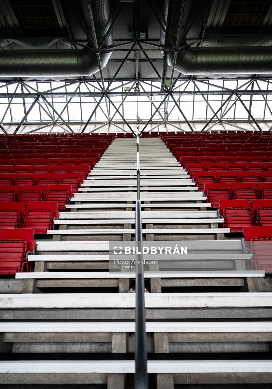 Interior view of Parken Stadium