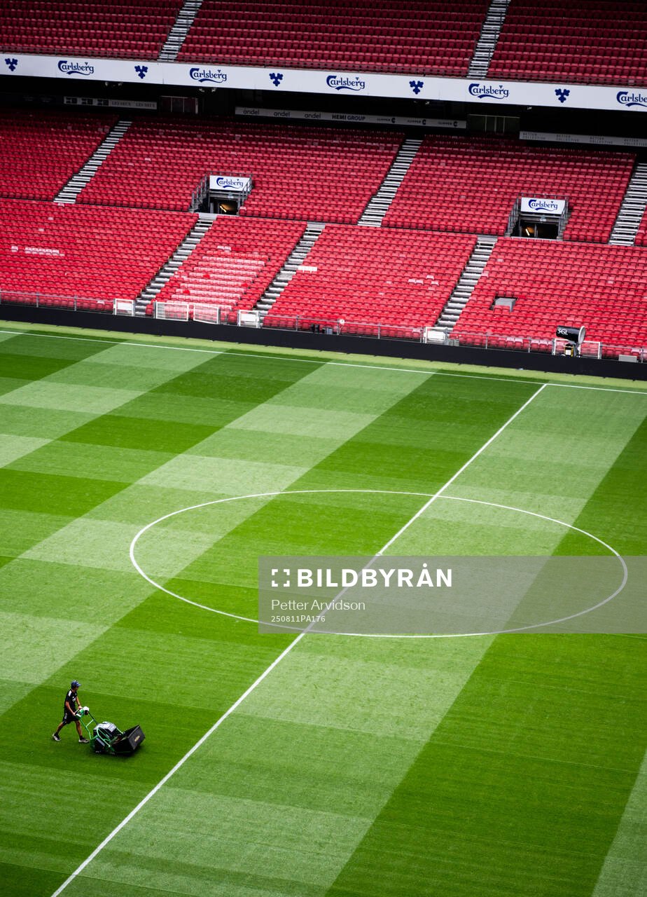 Interior view of Parken Stadium