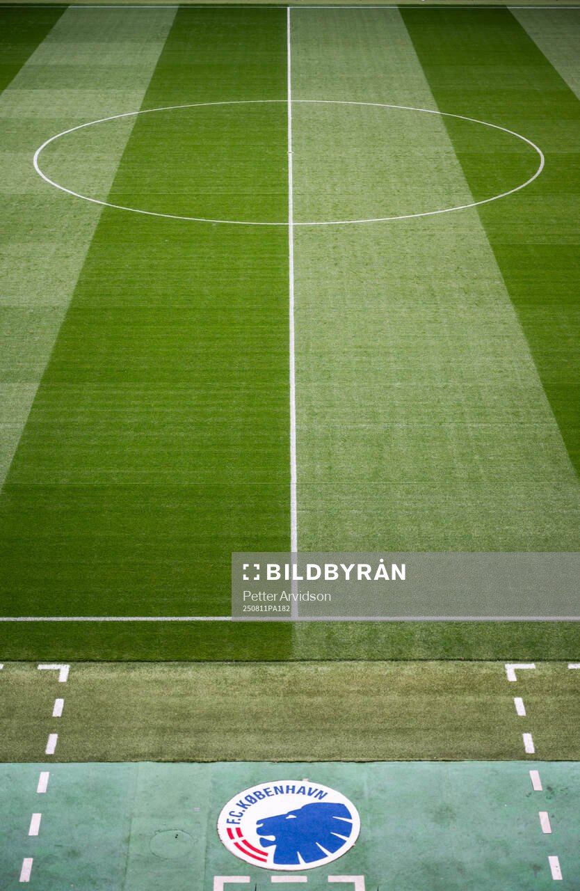 Interior view of Parken Stadium