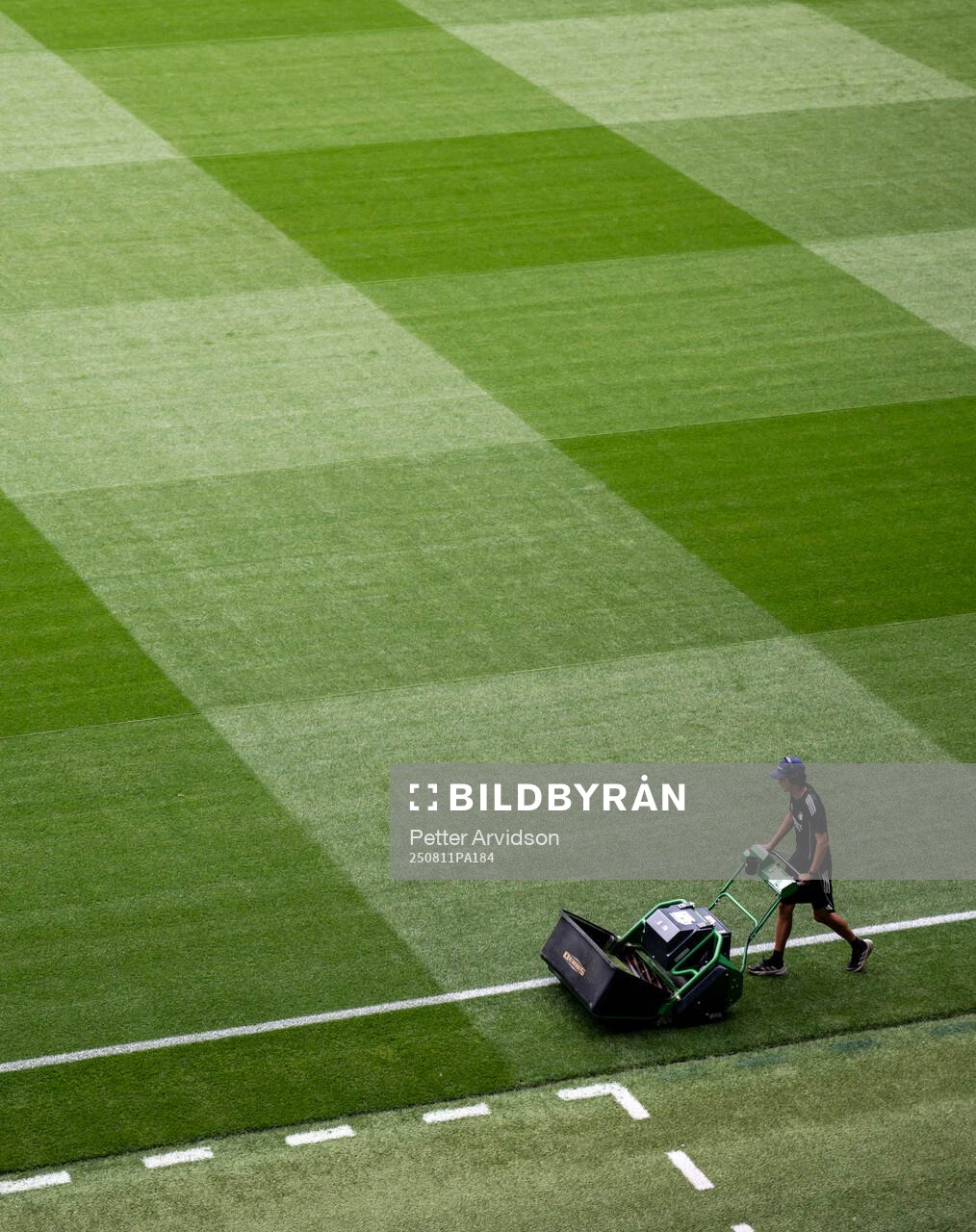 Interior view of Parken Stadium