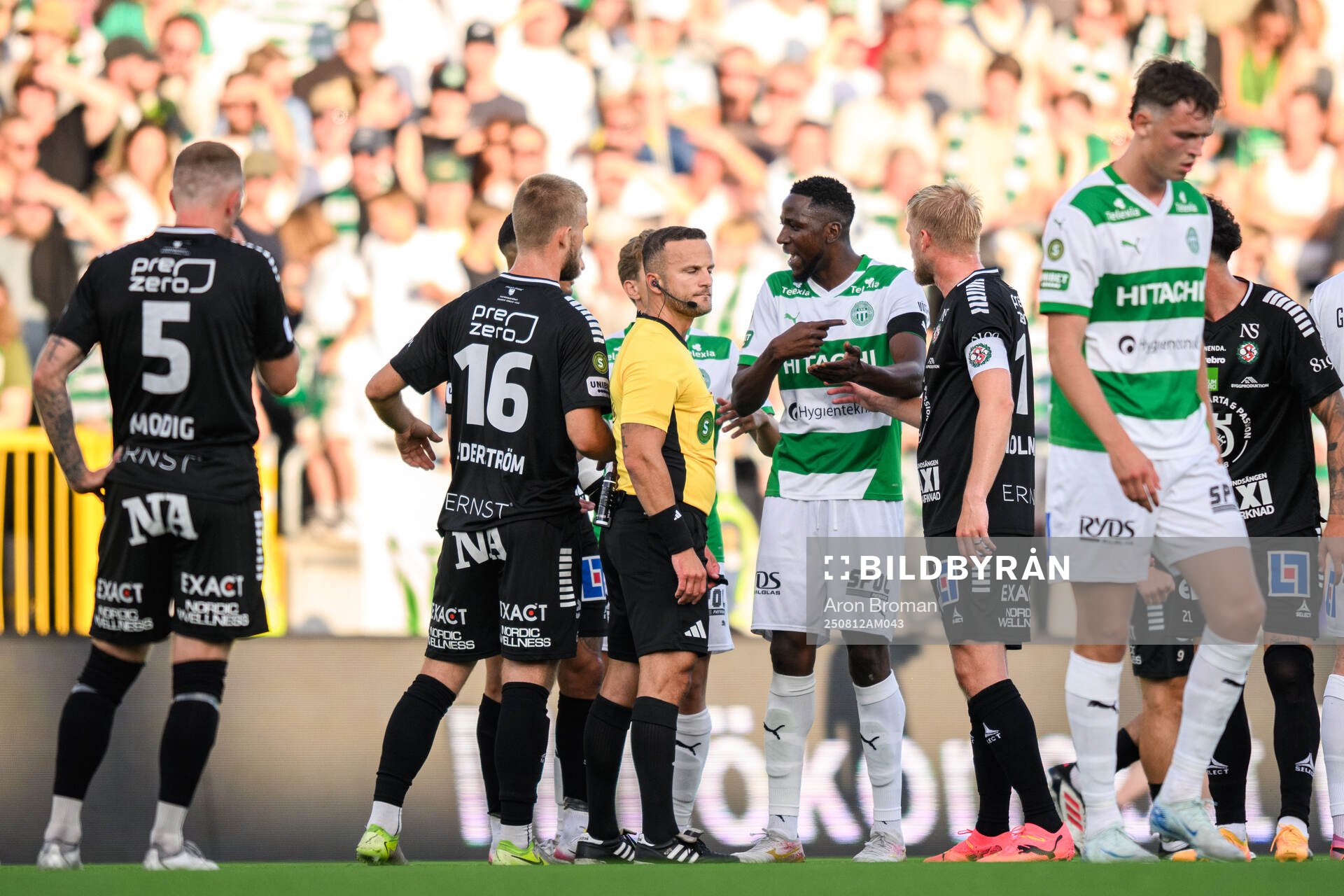 under fotbollsmatchen i Superettan mellan Västerås och