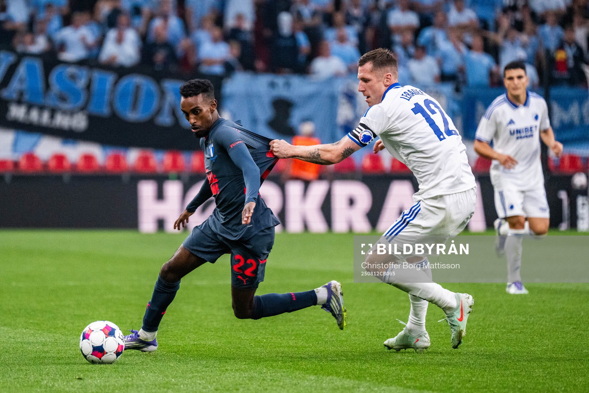 Taha Ali of Malmö FF and Lukas Lerager of FC Copenhagen