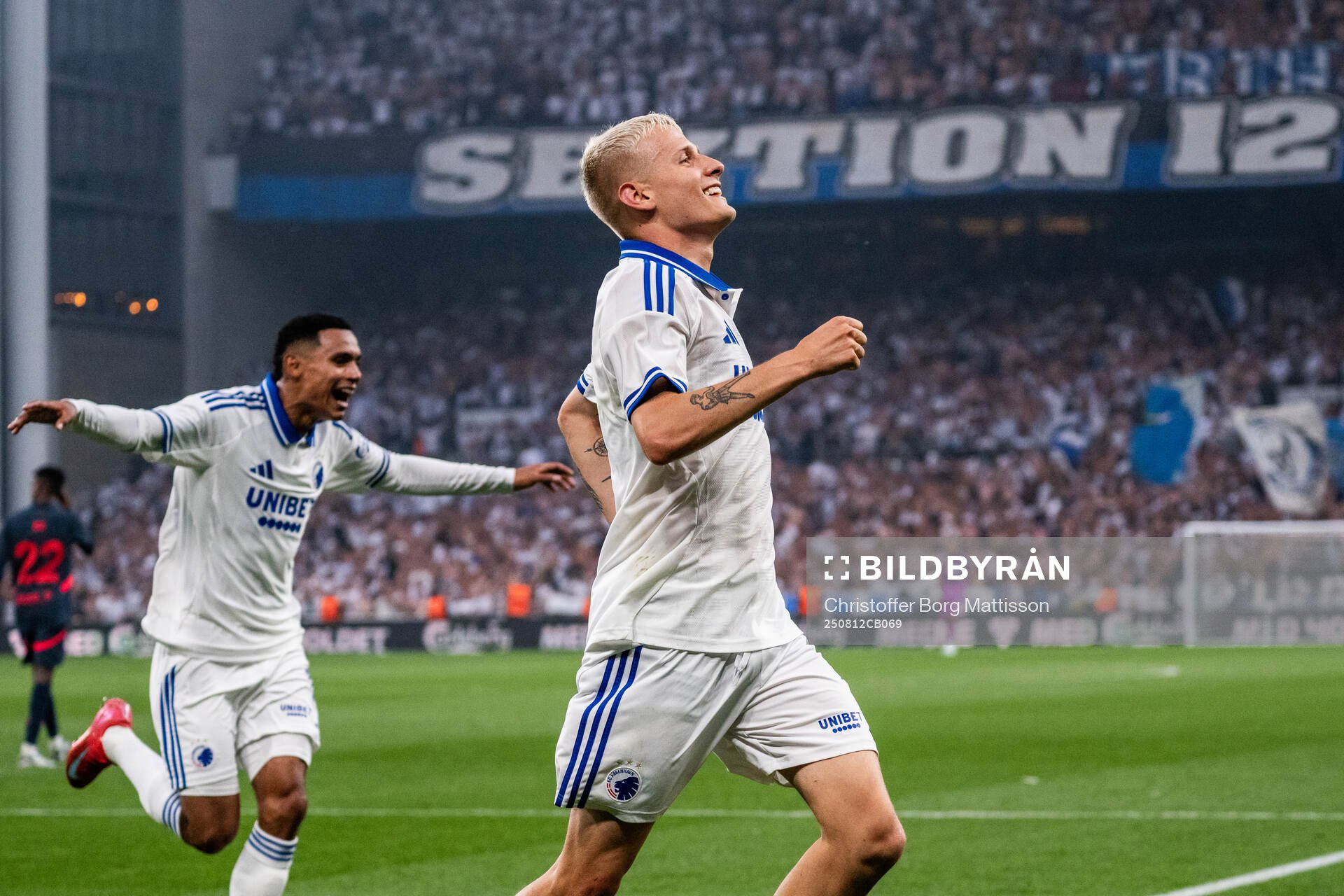 Magnus Mattsson of FC Copenhagen celebrates