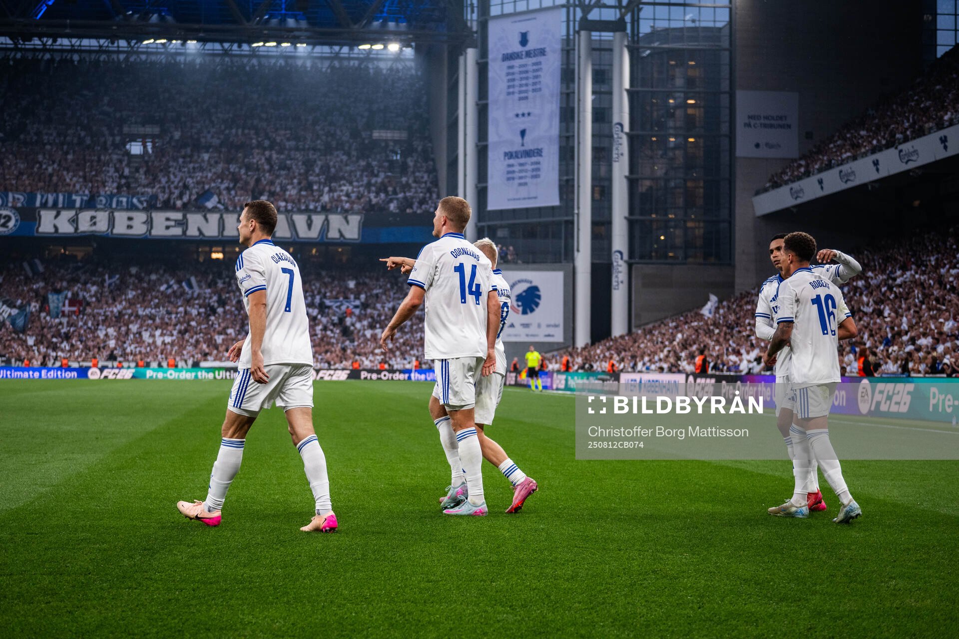 Viktor Claesson, Andreas Cornelius, Magnus Mattsson and